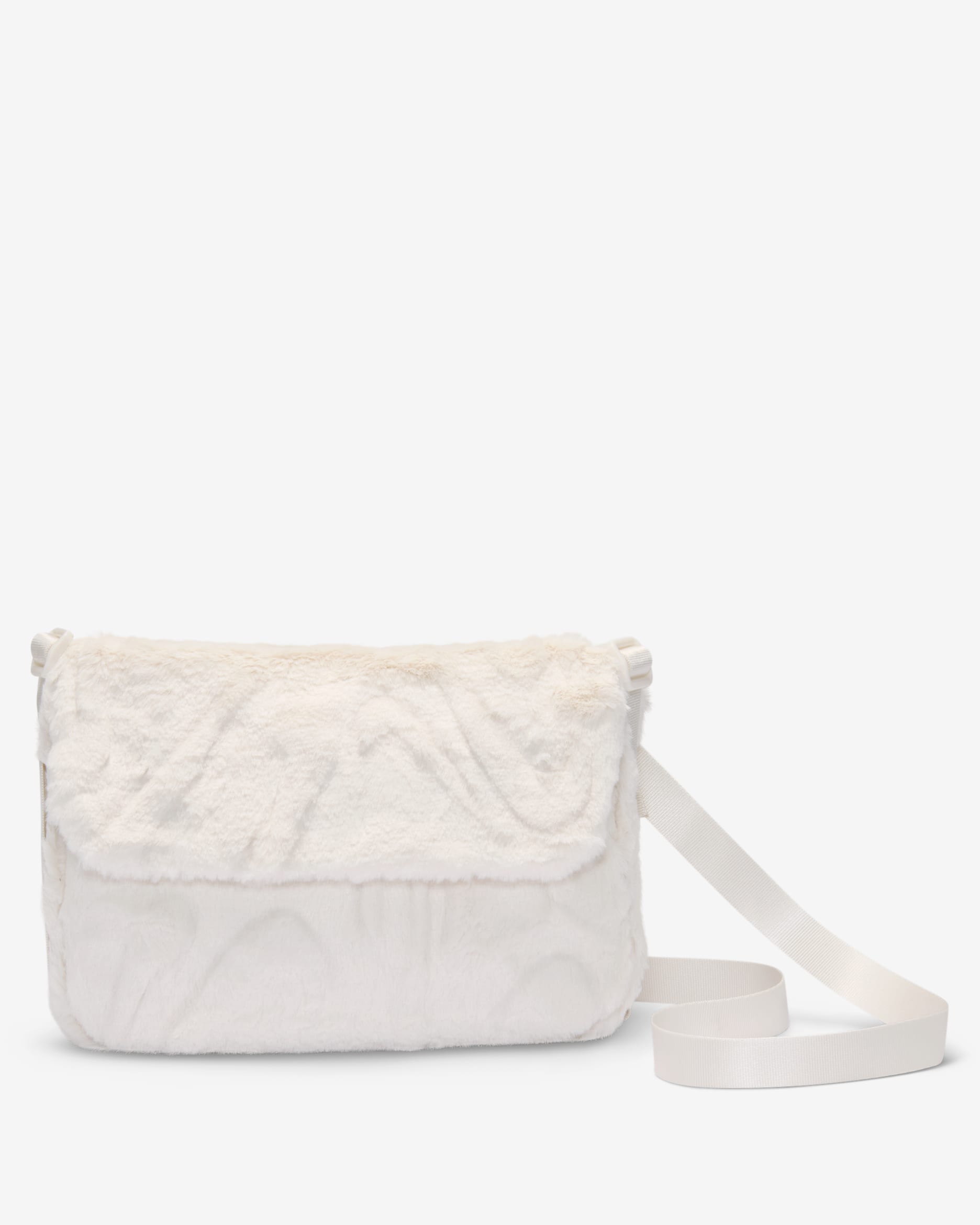 Nike Sportswear Futura 365 Faux Fur Cross-Body Bag (1L) - Phantom/Sand Drift/Phantom