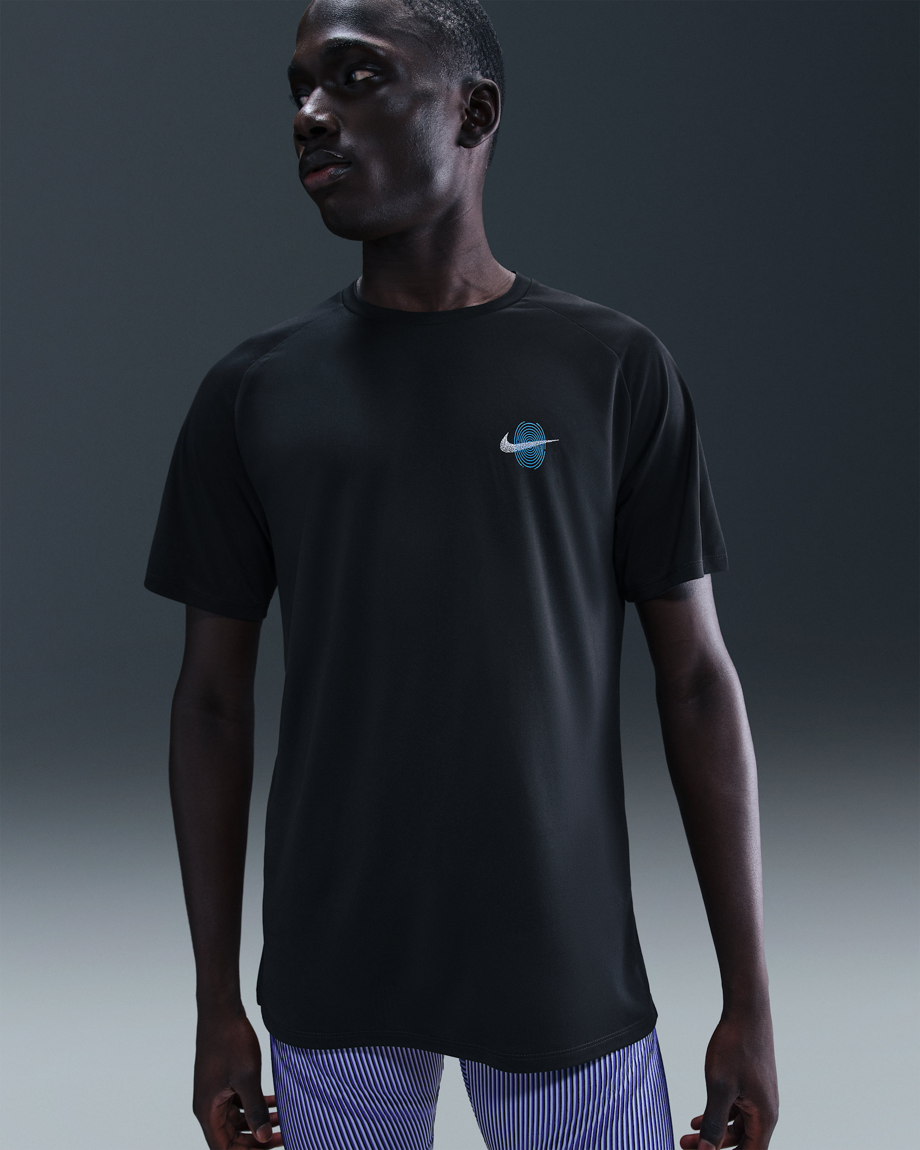 Nike Stride Men's Dri-FIT ADV Short-Sleeve Running Top - Black