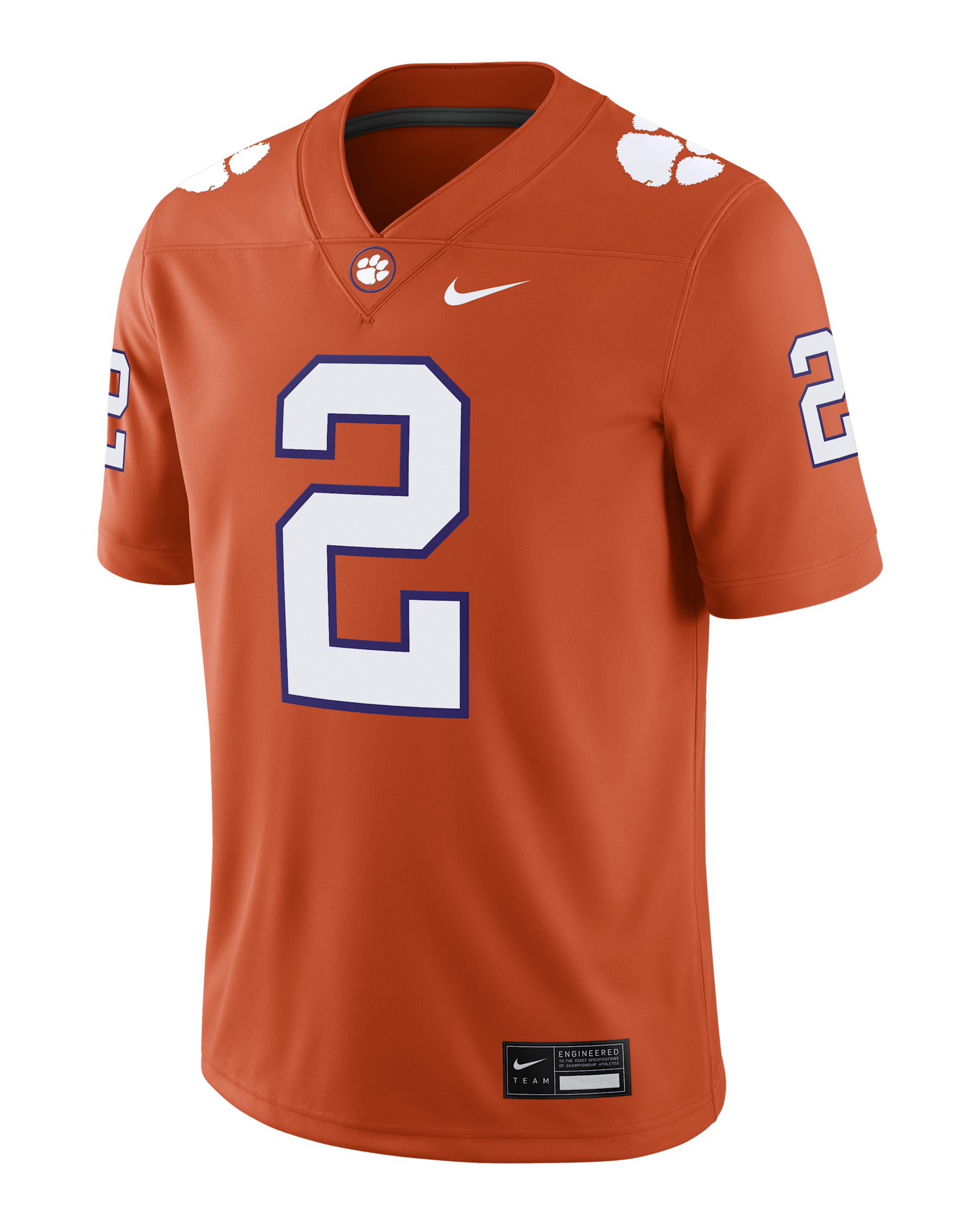 Jersey universitario Nike Dri-FIT Game para hombre Cade Klubnik Clemson - Naranja