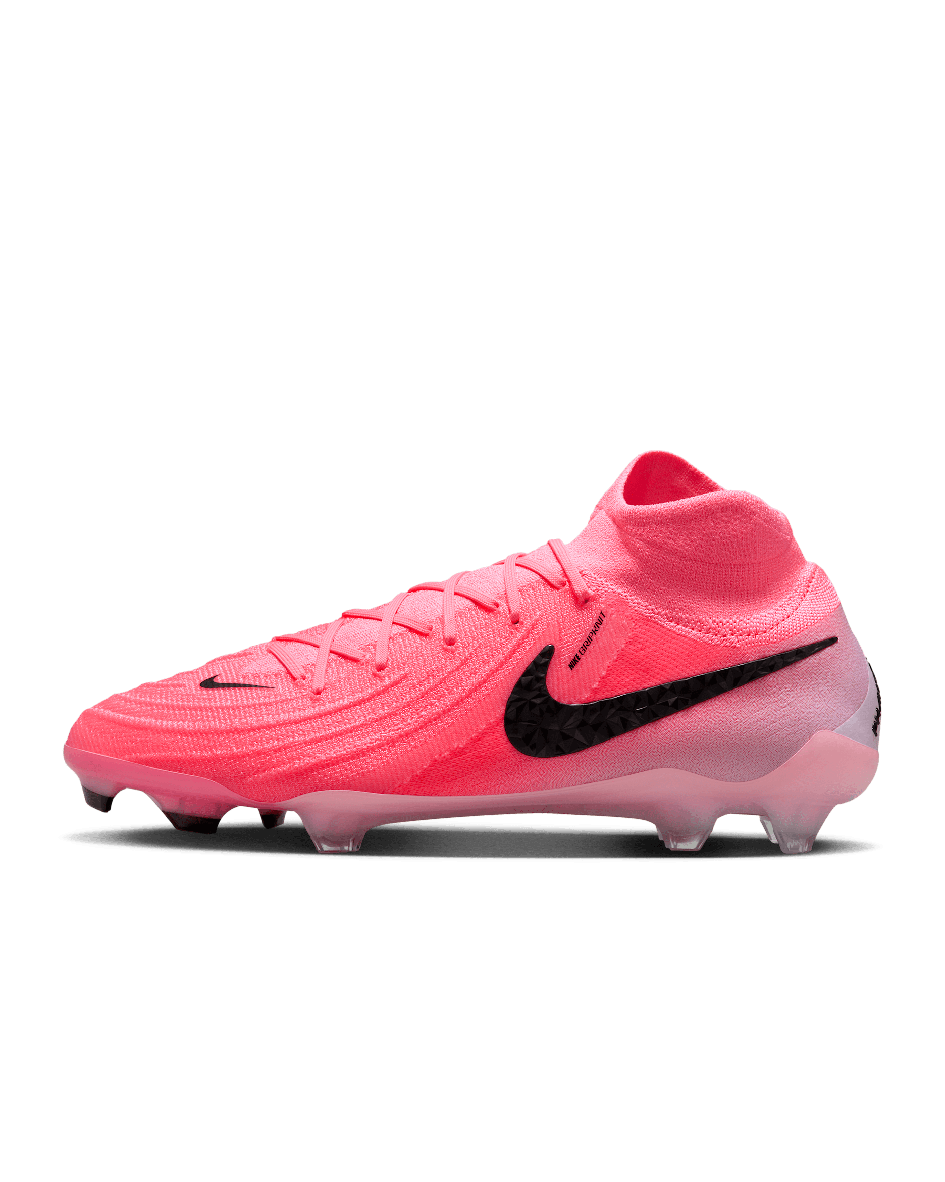 Nike Phantom Luna 2 Elite Firm-Ground High-Top Football Boot - Sunset Pulse/Black