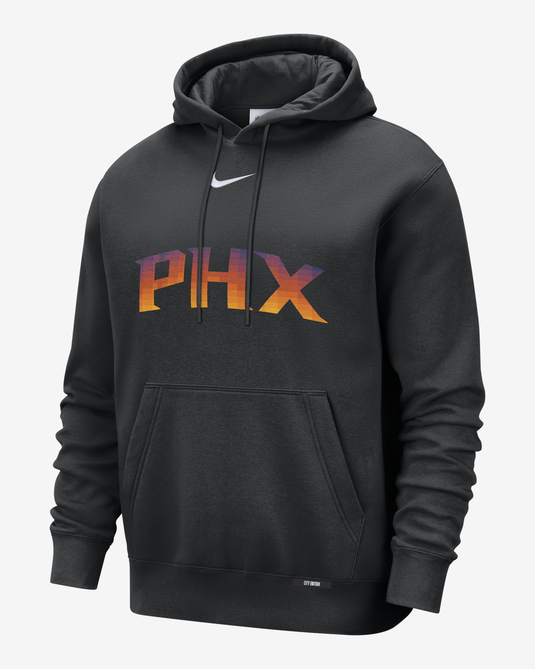 Phoenix Suns City Edition Men's Nike Club Hoodie - Black