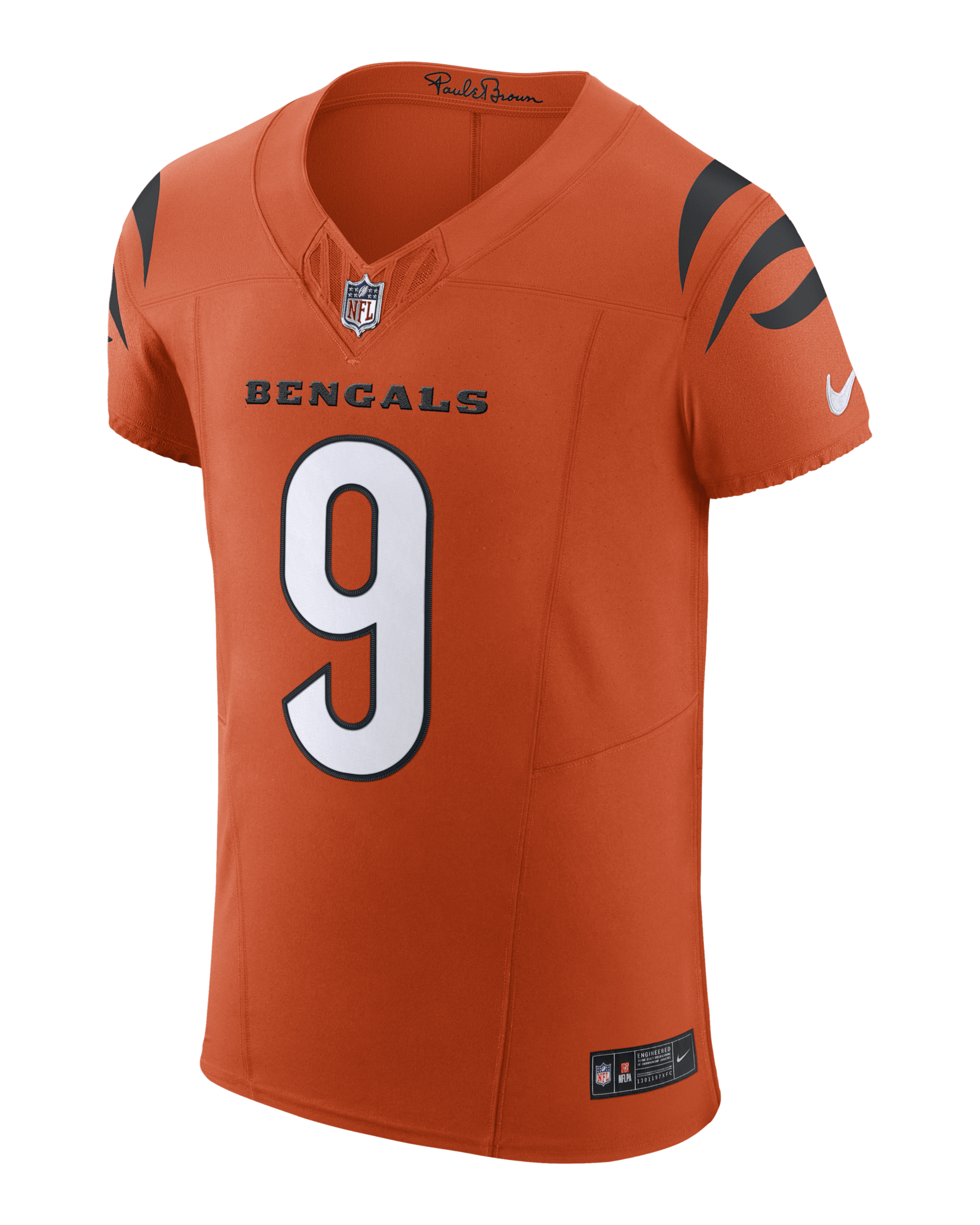 Joe Burrow Cincinnati Bengals Men's Nike Dri-FIT NFL Elite Football Jersey - Orange