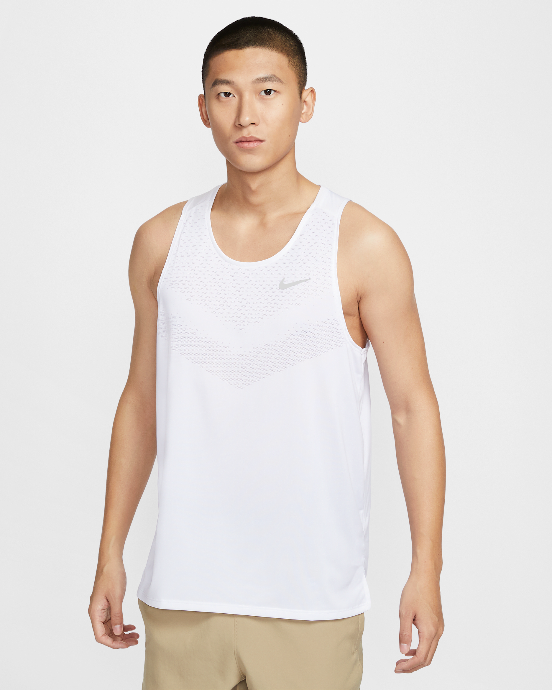 Nike Stride Men's Dri-FIT ADV Running Tank Top - White