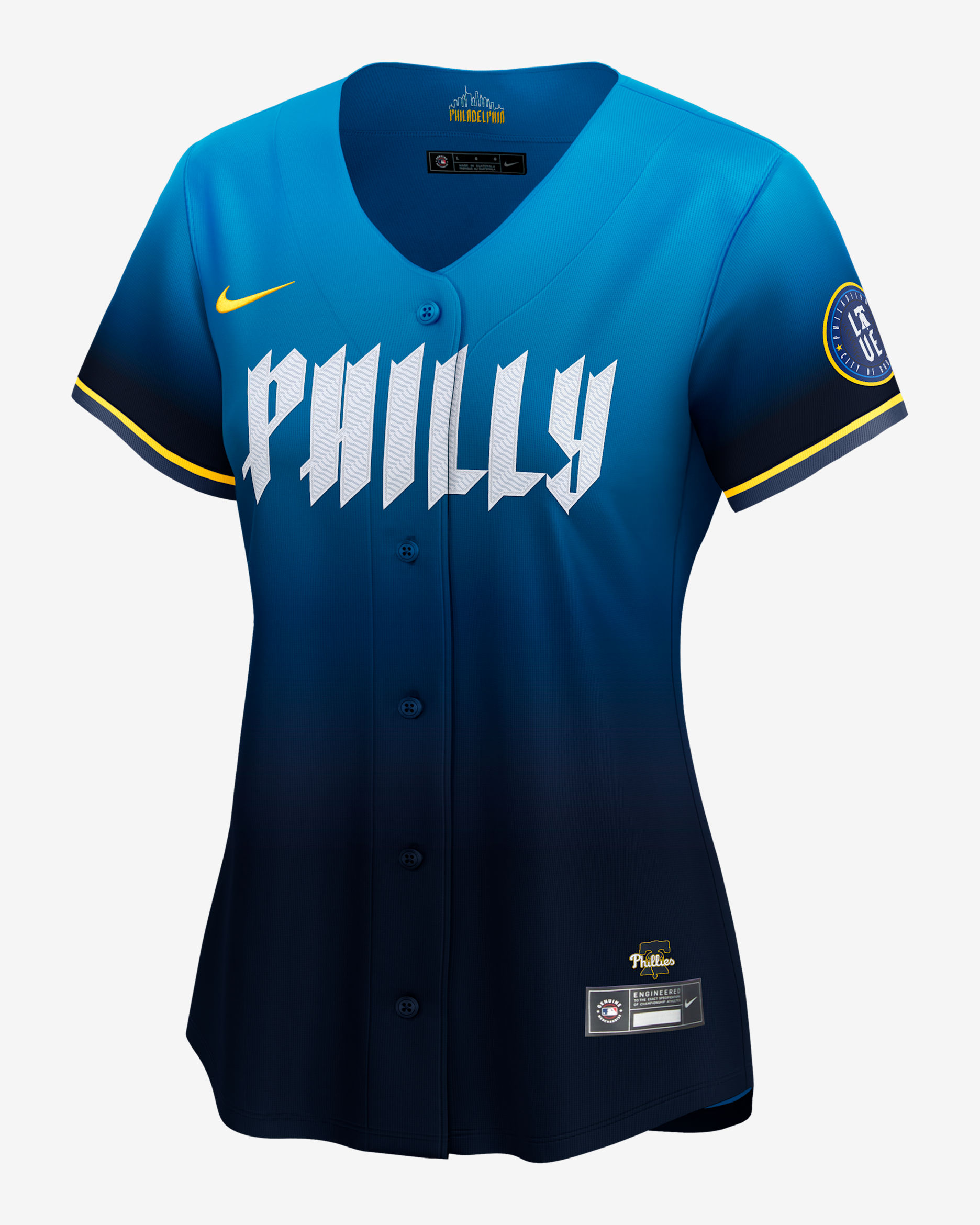 Bryce Harper Philadelphia Phillies City Connect Women's Nike Dri-FIT ADV MLB Limited Jersey - Neptune Blue