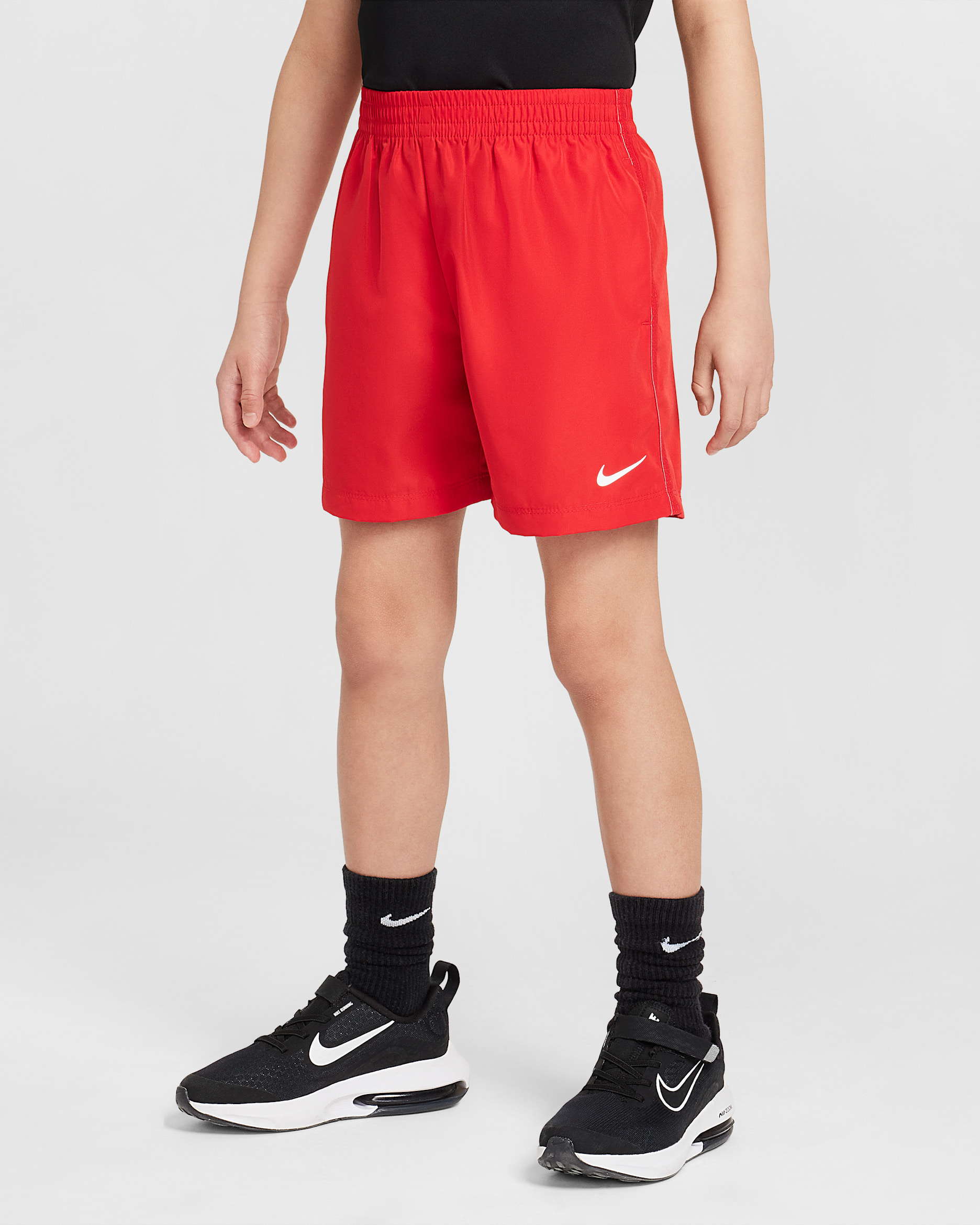 Nike Dri-FIT Little Kids' Icon Woven Shorts - University Red