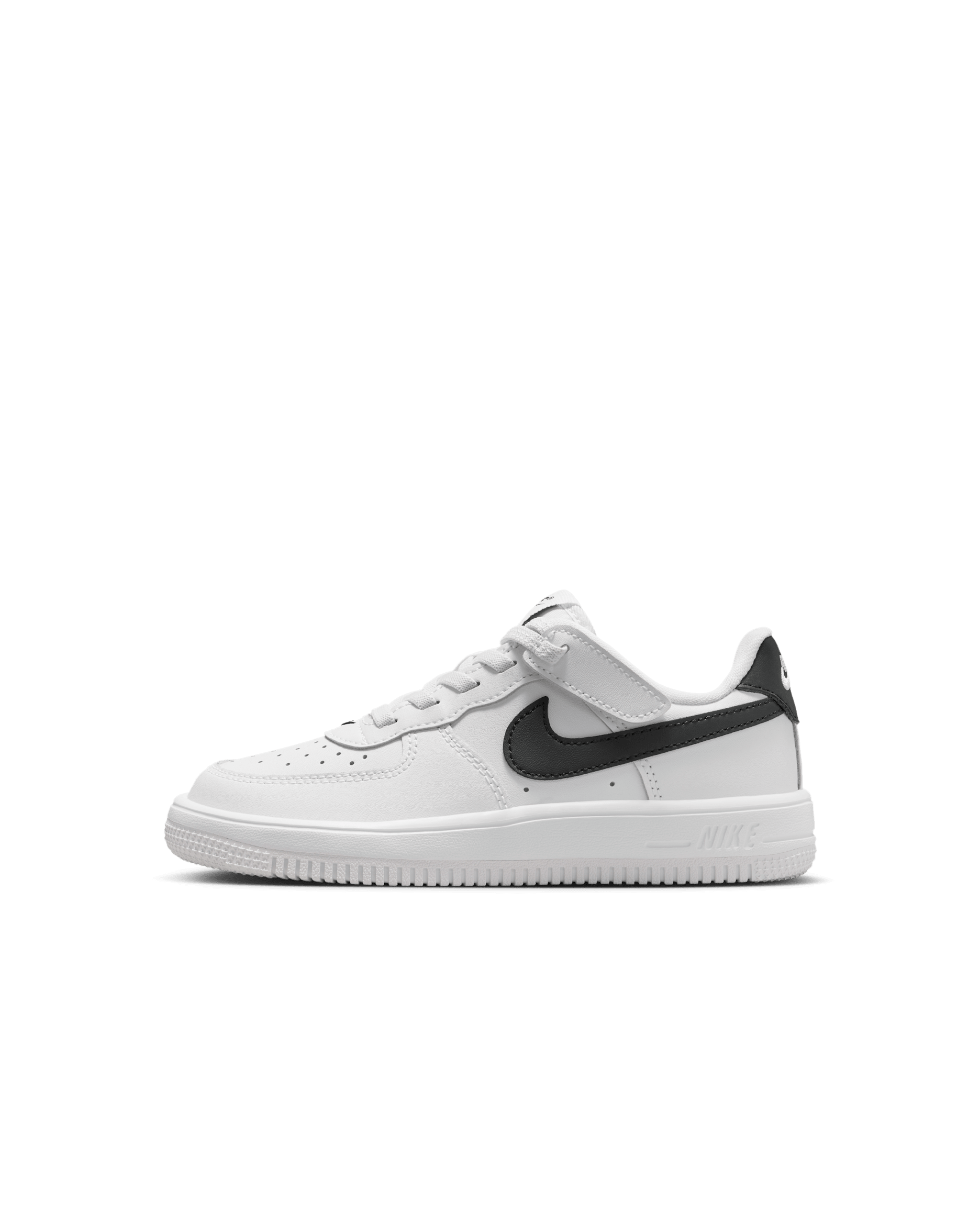 Nike Force 1 Low EasyOn Little Kids' Shoes - White/Black