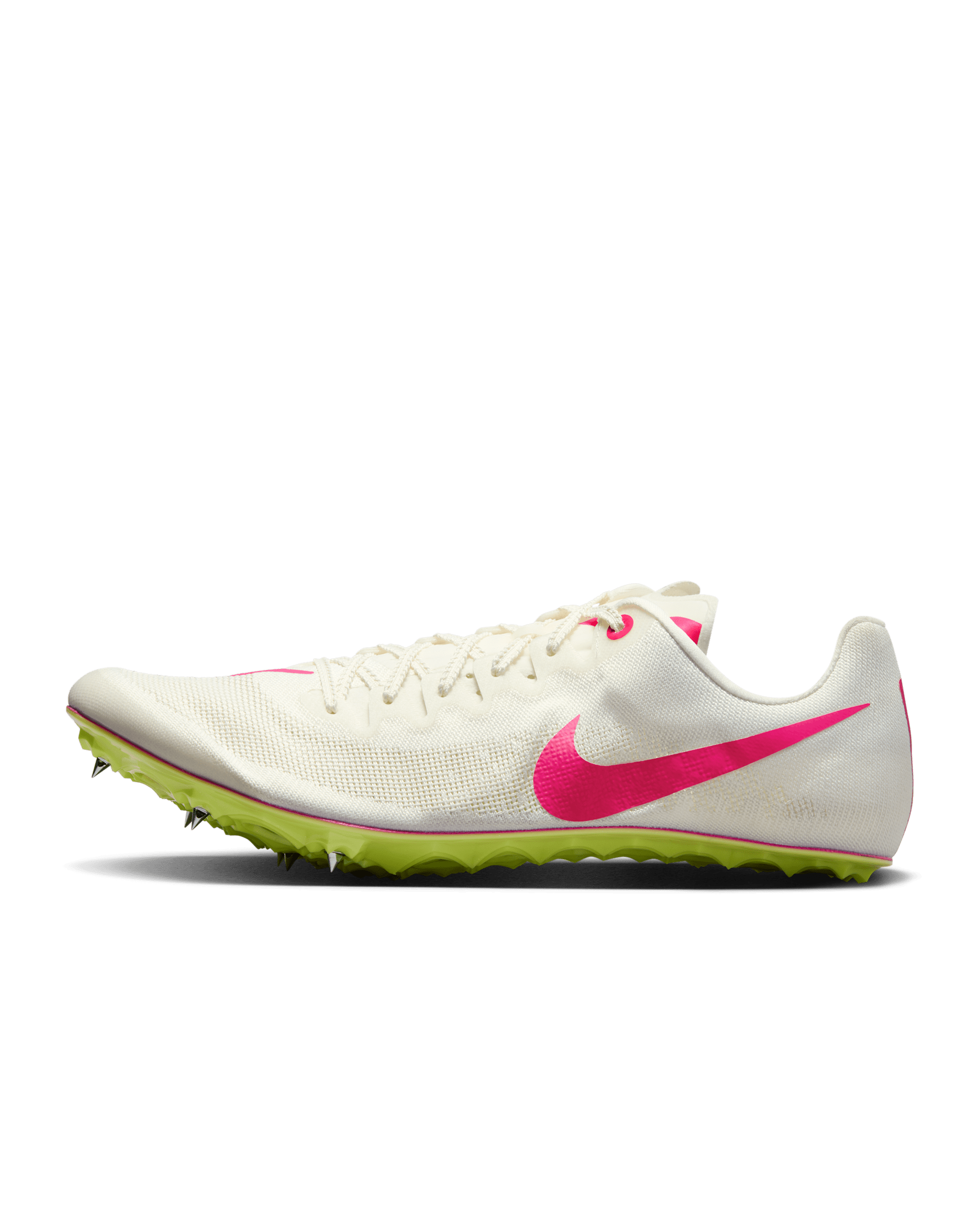 Nike Zoom Ja Fly 4 Athletics Sprinting Spikes - Sail/Light Lemon Twist/Fierce Pink