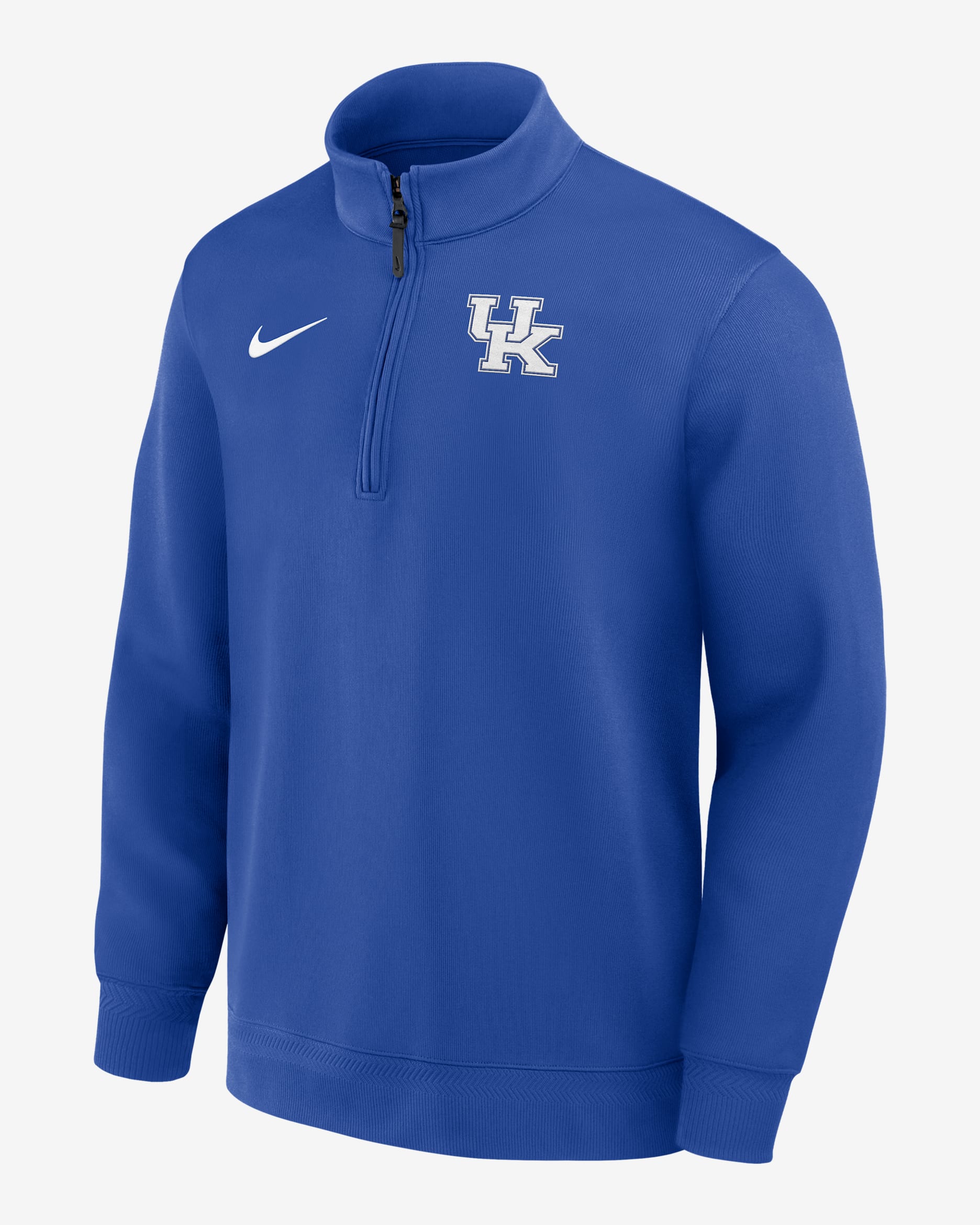 Kentucky Coaches Men's Nike Dri-FIT College Long-Sleeve 1/2-Zip Top - Royal