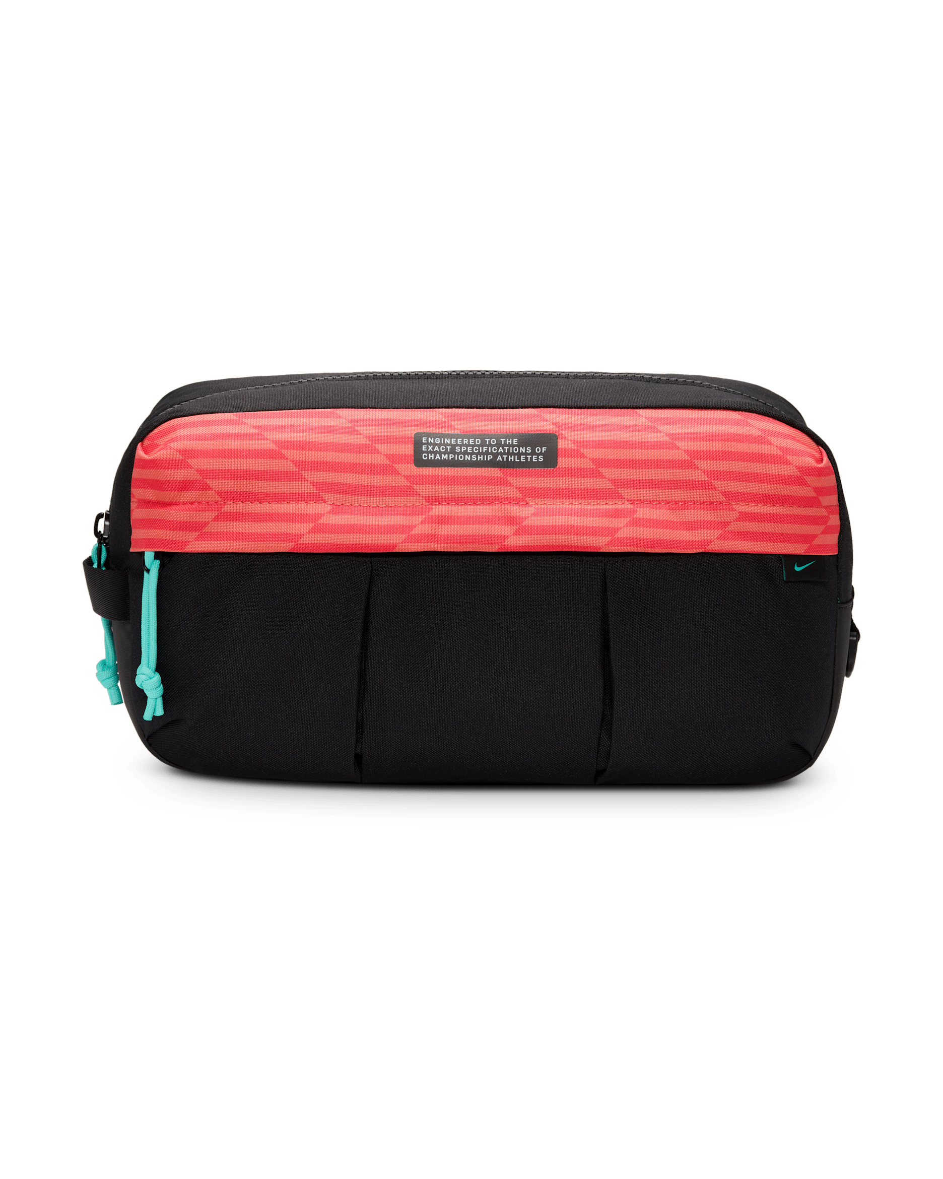 Nike Academy Football Shoe Bag - Black/Ember Glow/Aurora Green