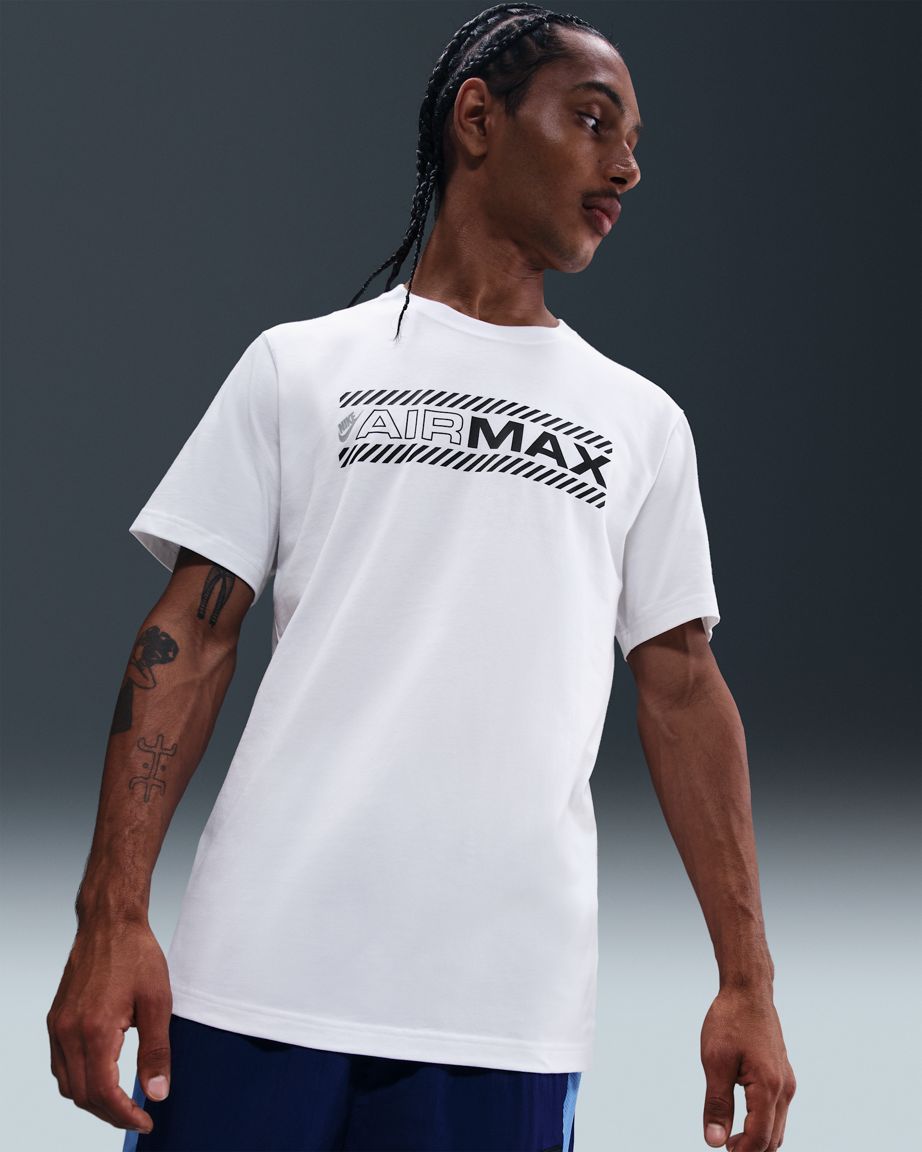 T-shirt męski Nike Air Max - Biel