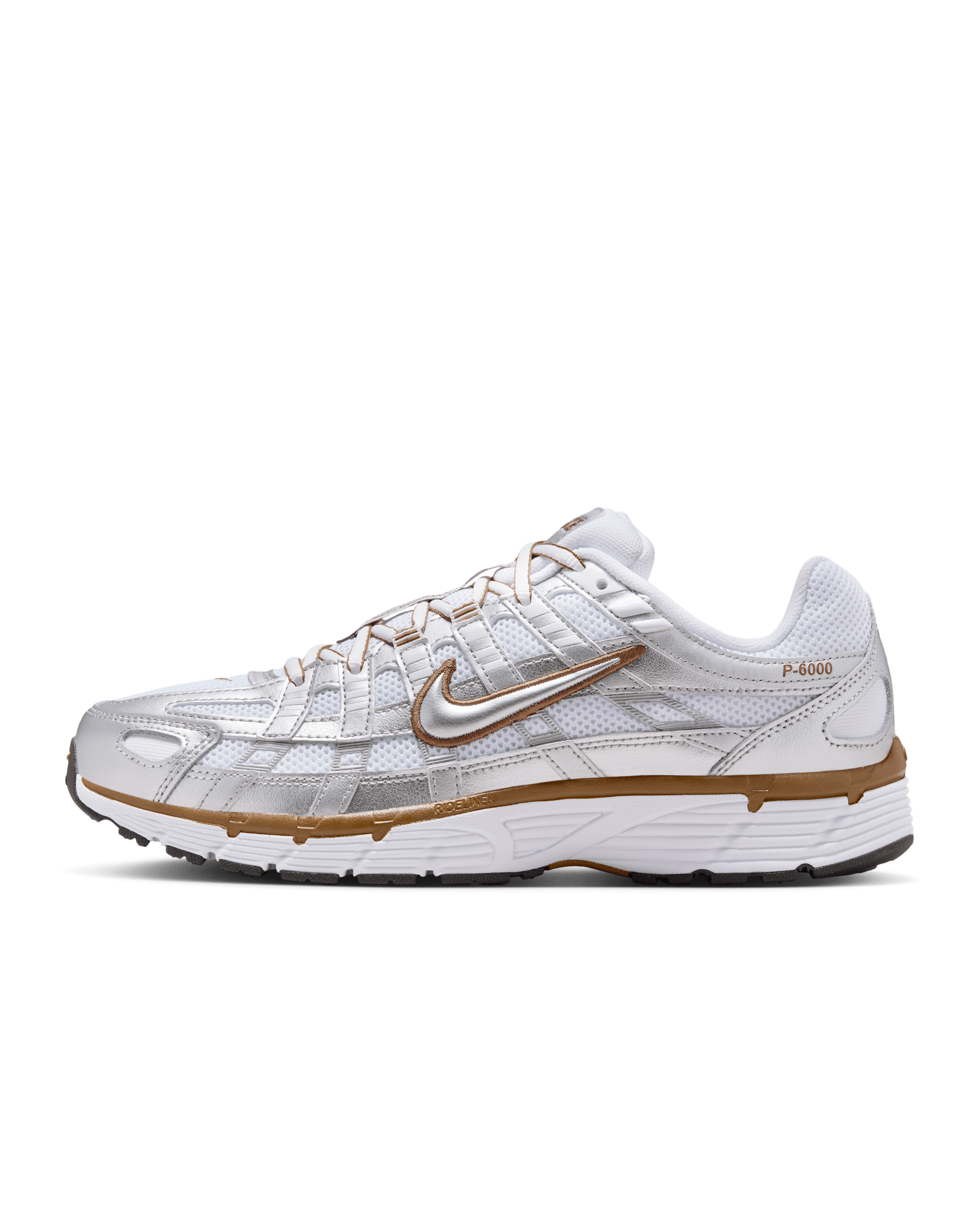 Nike P-6000 Women's Shoes - White/Light British Tan/Sail/Metallic Silver