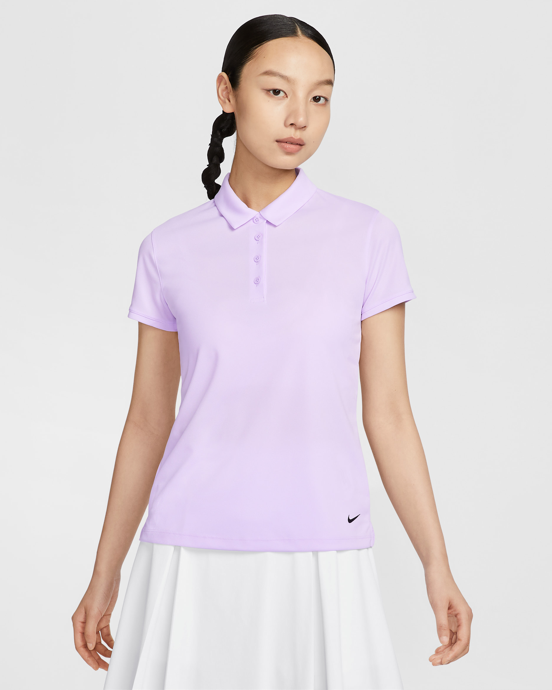 Nike Dri-FIT Victory Women's Golf Polo - Violet Mist/Black