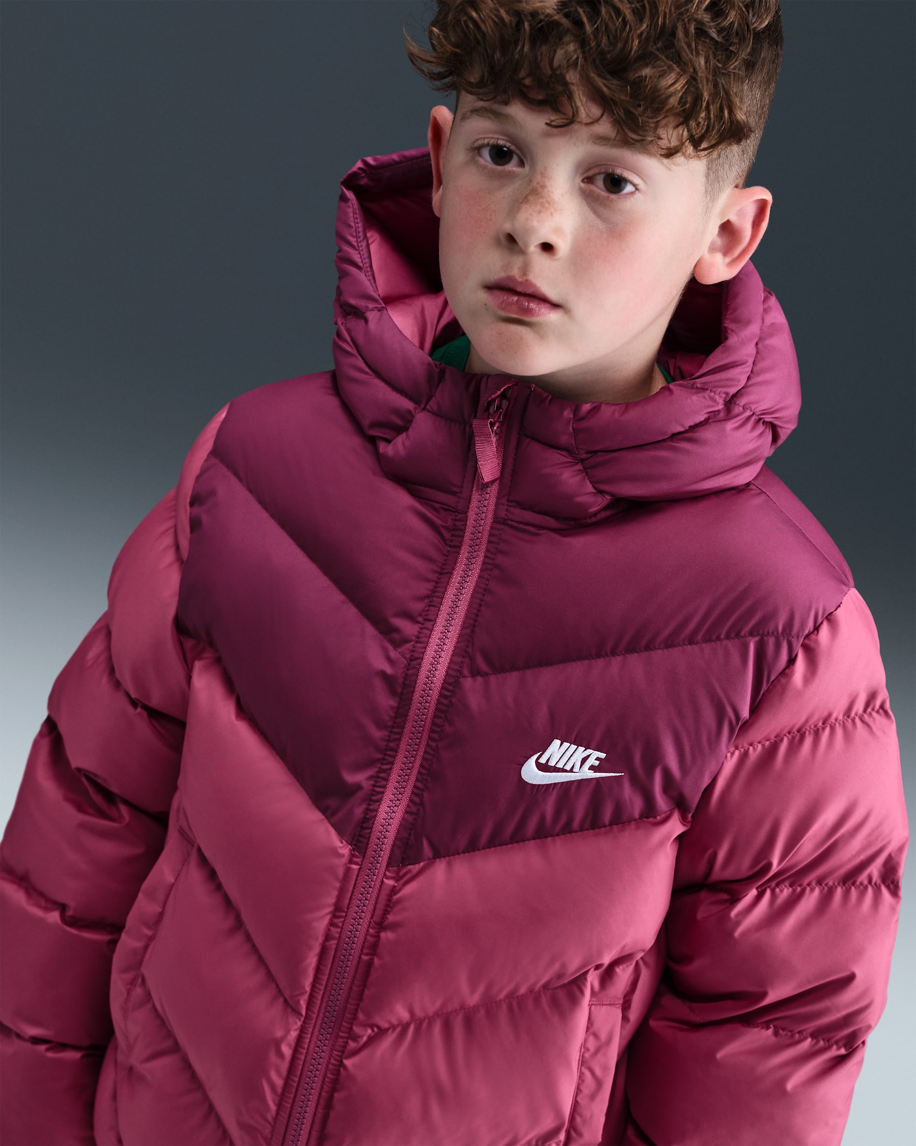 Nike Sportswear All Day Play Big Kids' Therma-FIT Loose-Fit Puffer Jacket