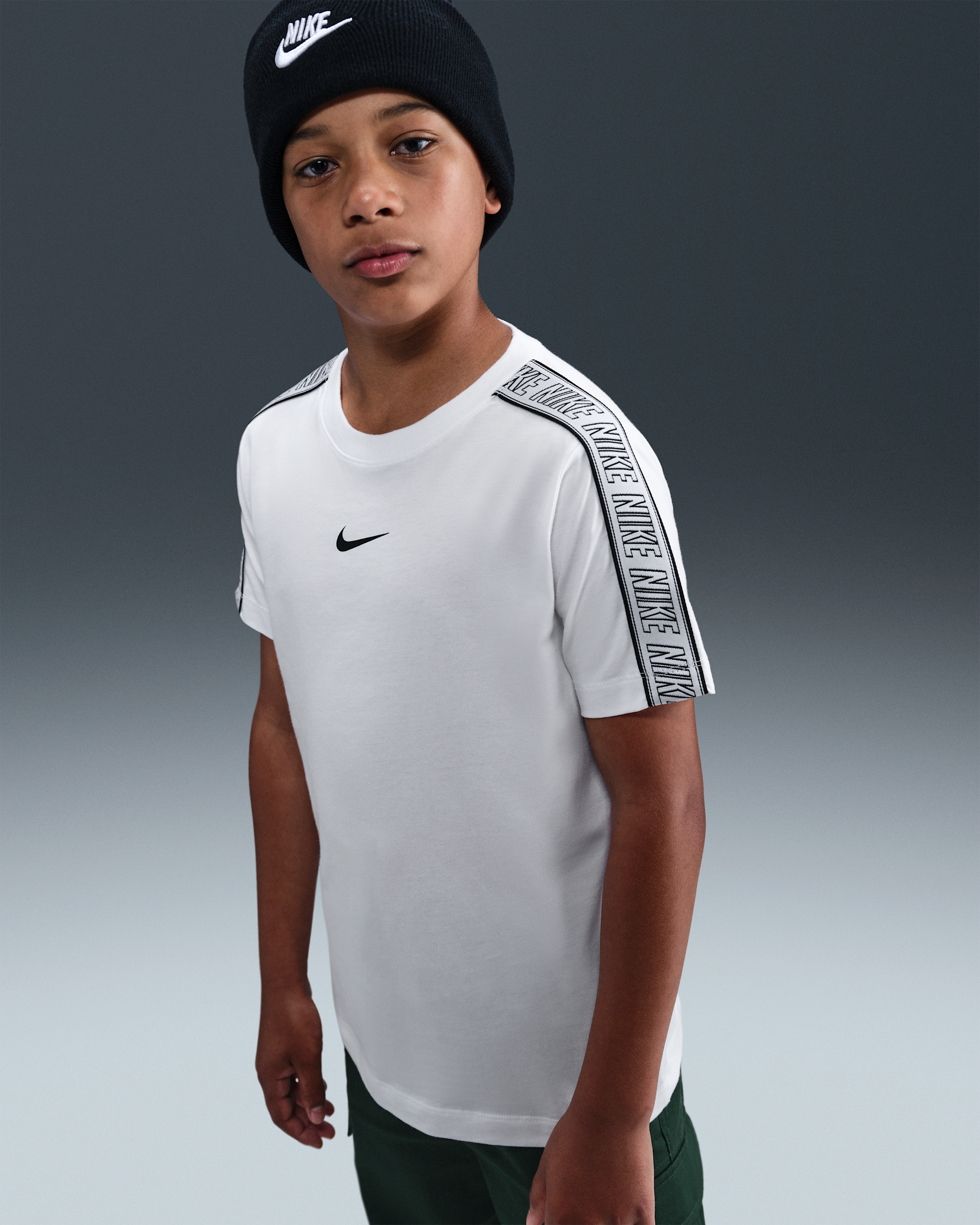 Nike Sportswear Big Kids' T-Shirt - White
