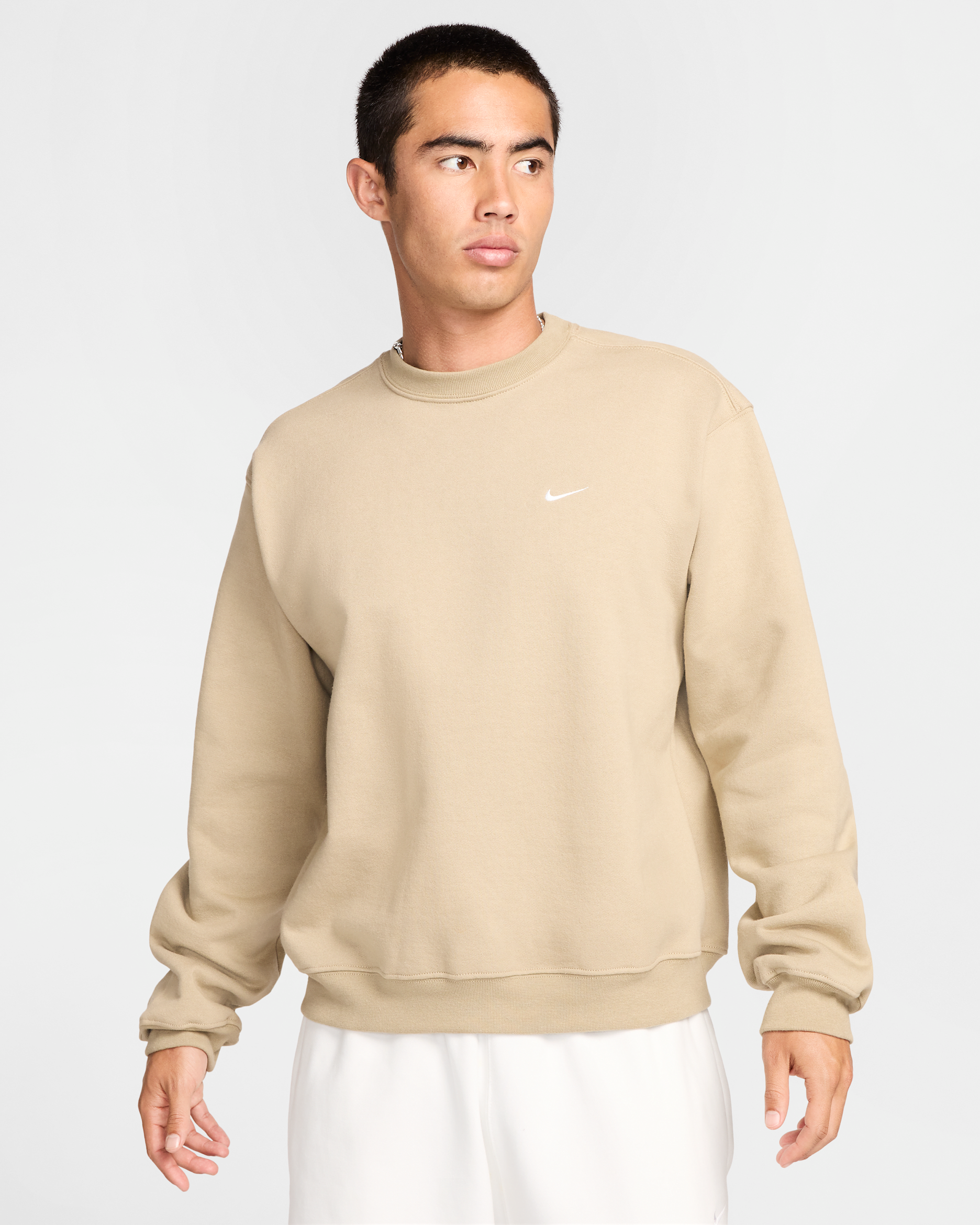 Nike "Made In the USA" Men's Crew Sweatshirt - Khaki/White