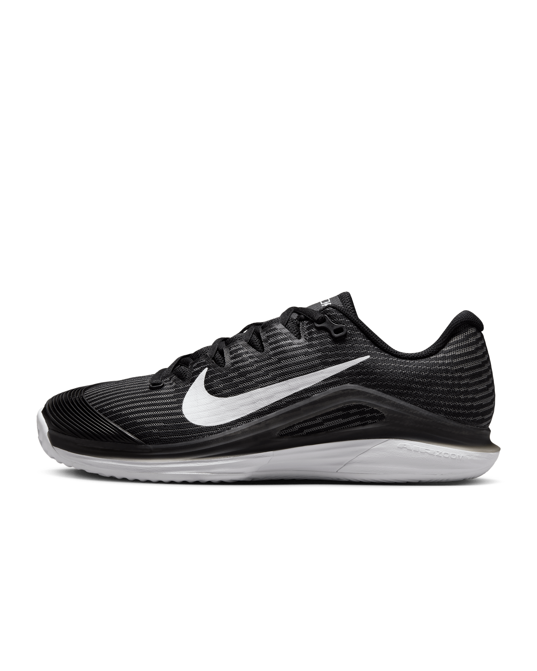 Nike Vapor 12 Women's Clay Court Tennis Shoes - Black/Dark Smoke Grey/White