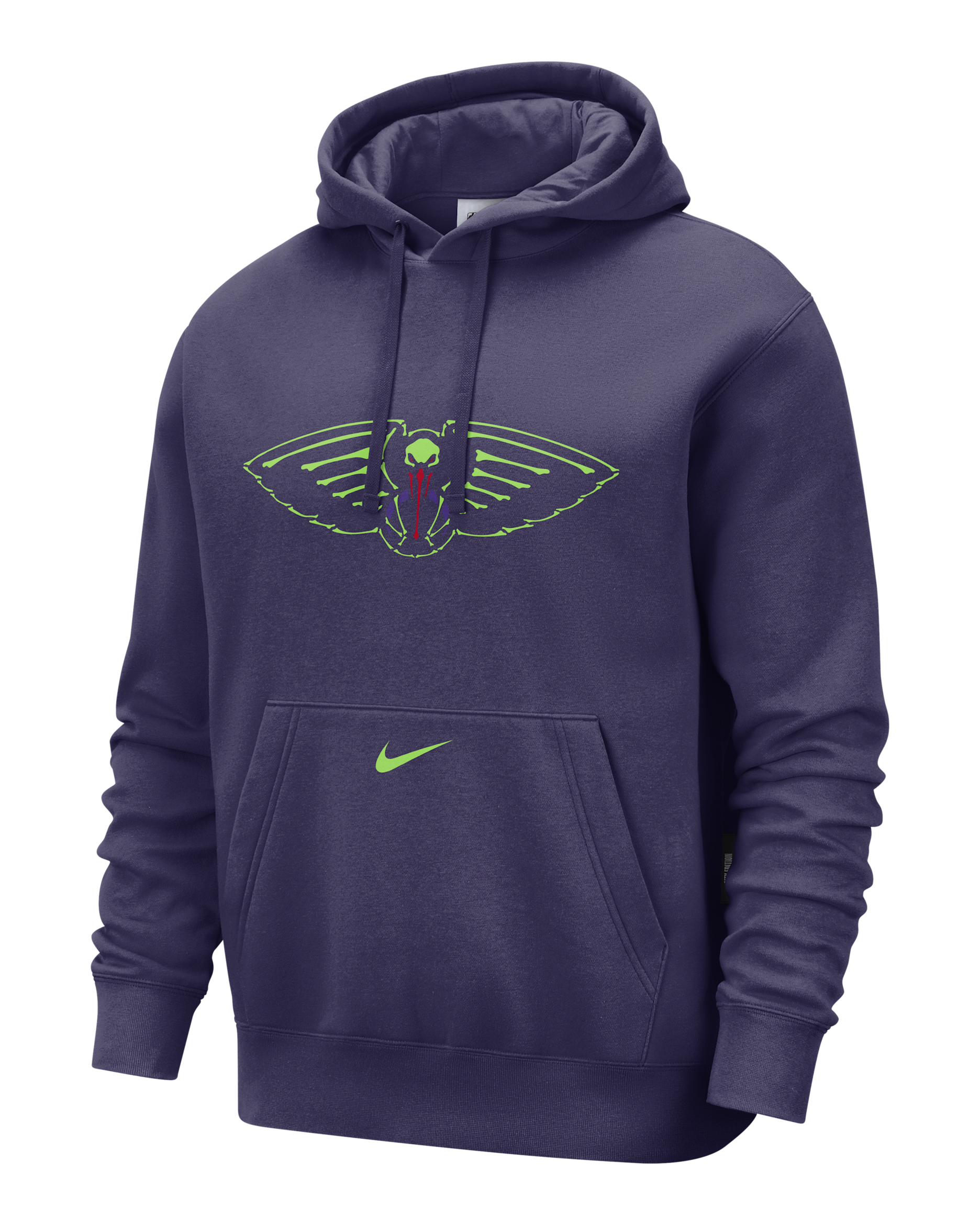 New Orleans Pelicans Club City Edition Men's Nike NBA Fleece Pullover Hoodie - Ink