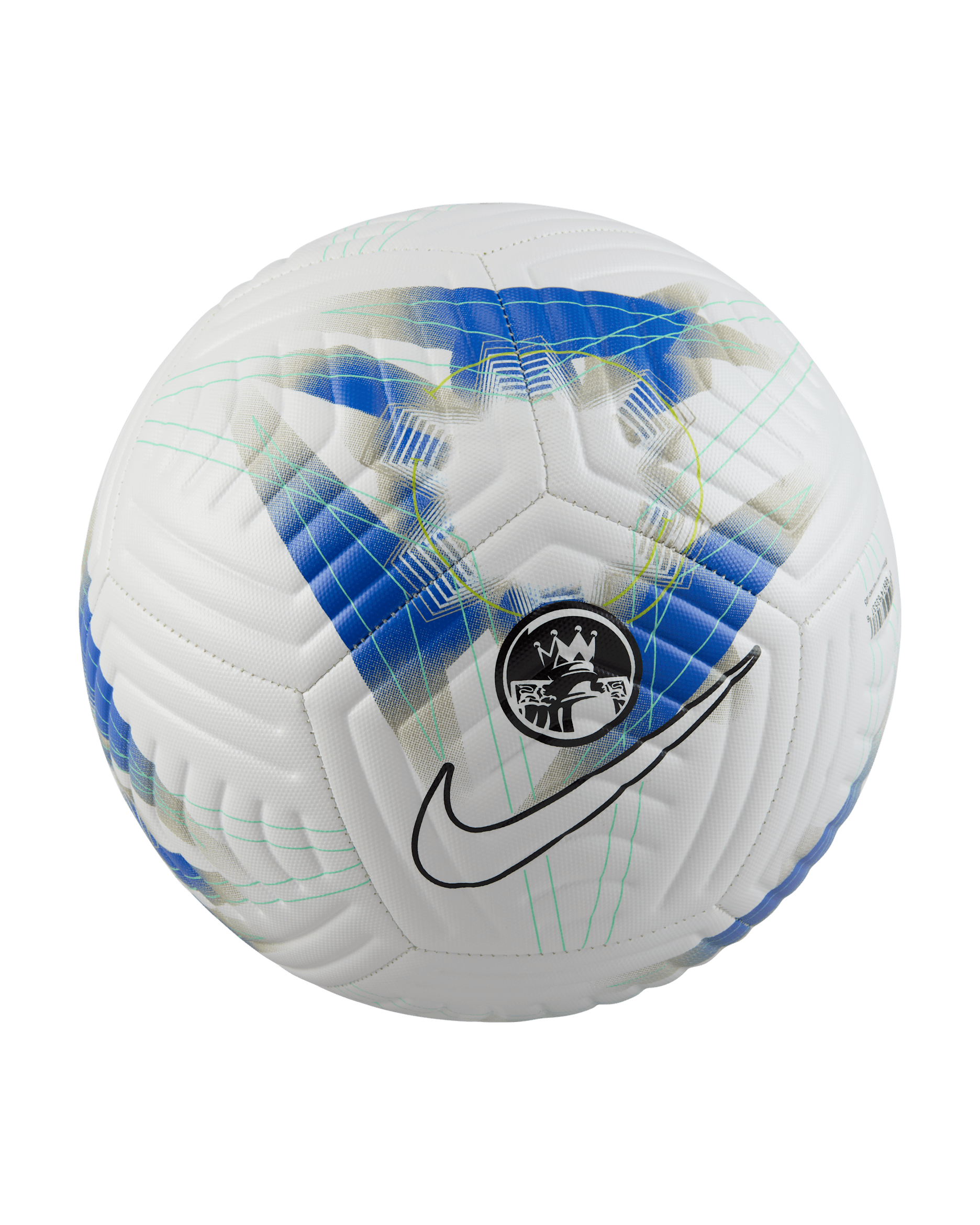 Premier League Academy Soccer Ball - White/Racer Blue/White