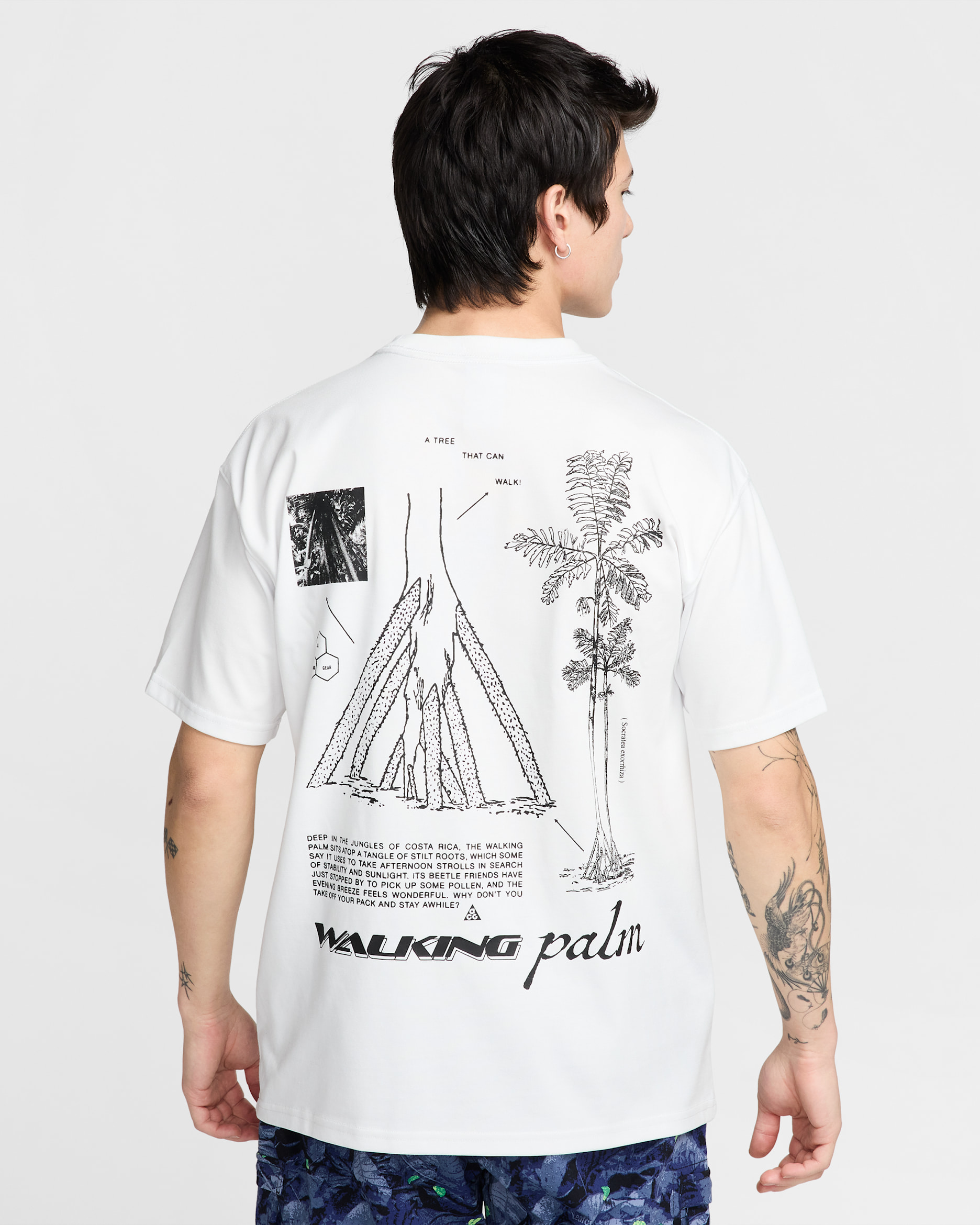 Nike ACG 'Walking Tree' Men's Dri-FIT T-Shirt - Summit White