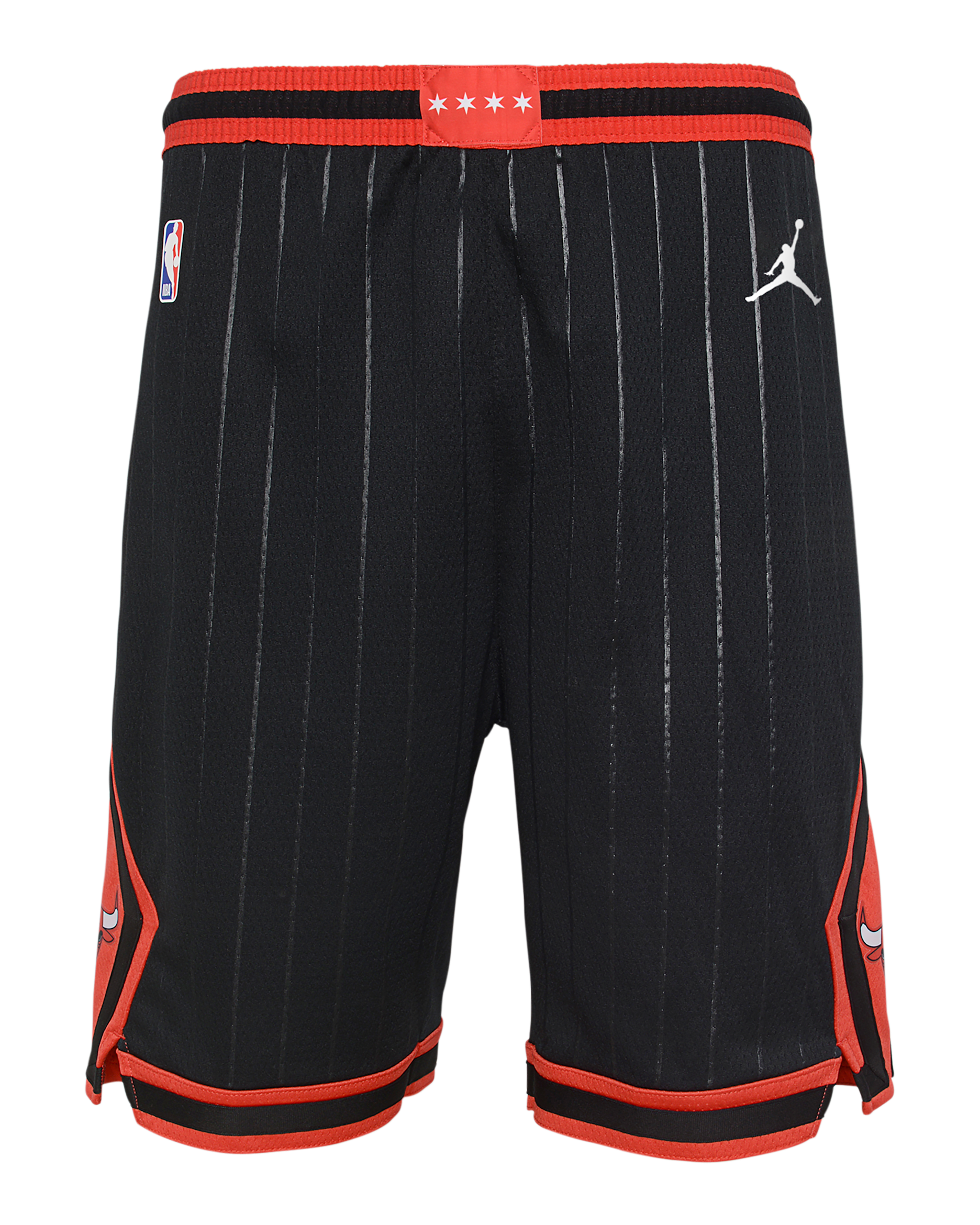 Chicago Bulls Statement Edition Swingman Jordan NBA-basketbalshorts voor kids - Zwart