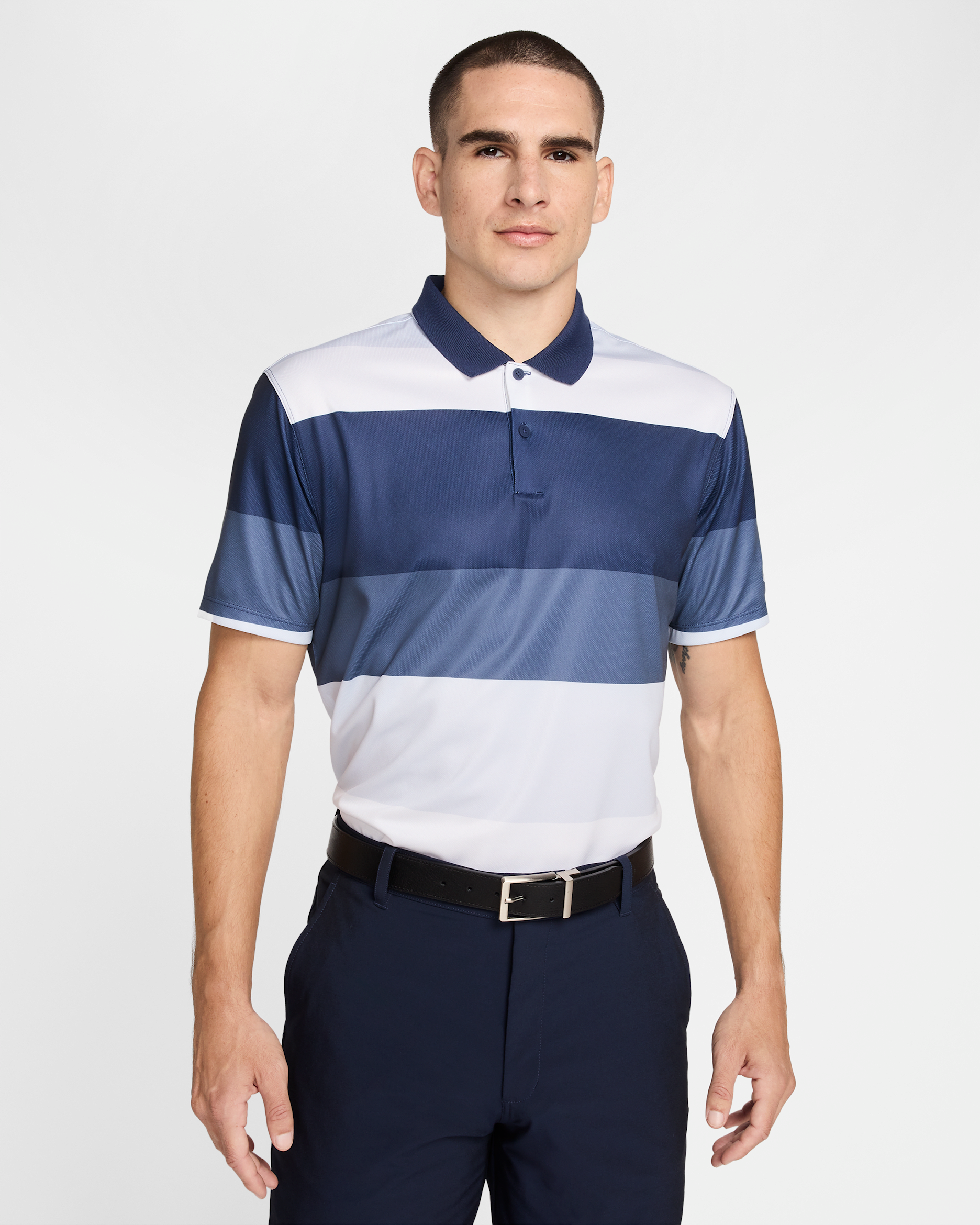 Nike Victory+ Men's Dri-FIT Golf Polo - Midnight Navy/Midnight Navy/White