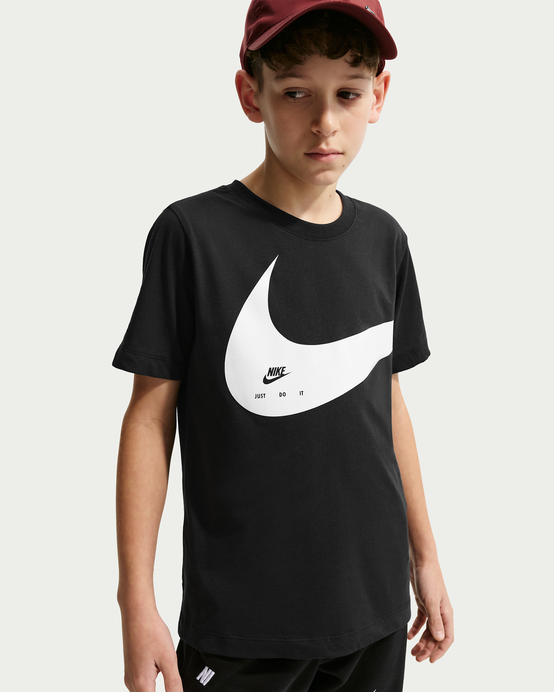 Nike Sportswear Club T-Shirt (ältere Kinder) - Schwarz