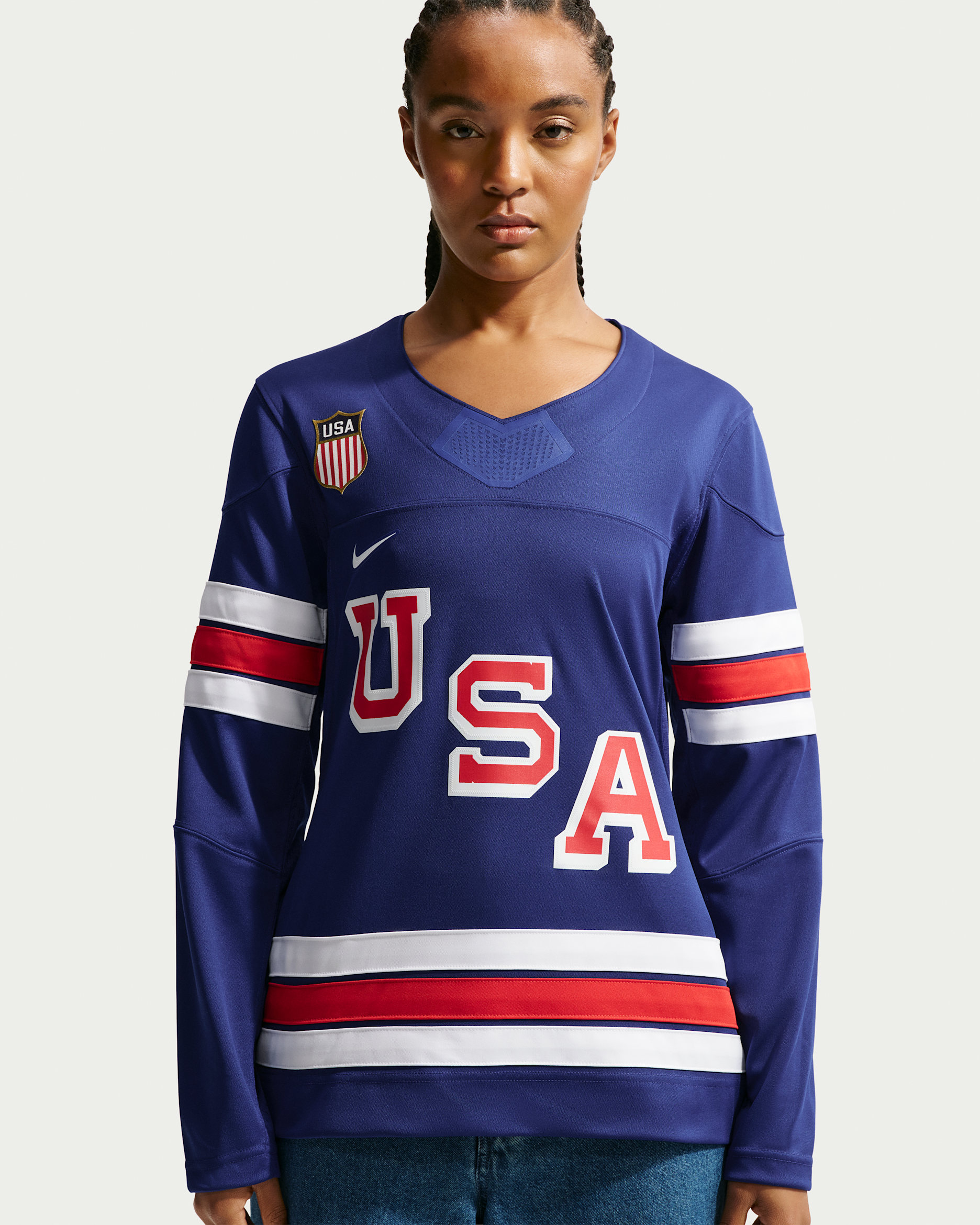 Nike "Team USA" Women's Hockey Jersey - Deep Royal Blue