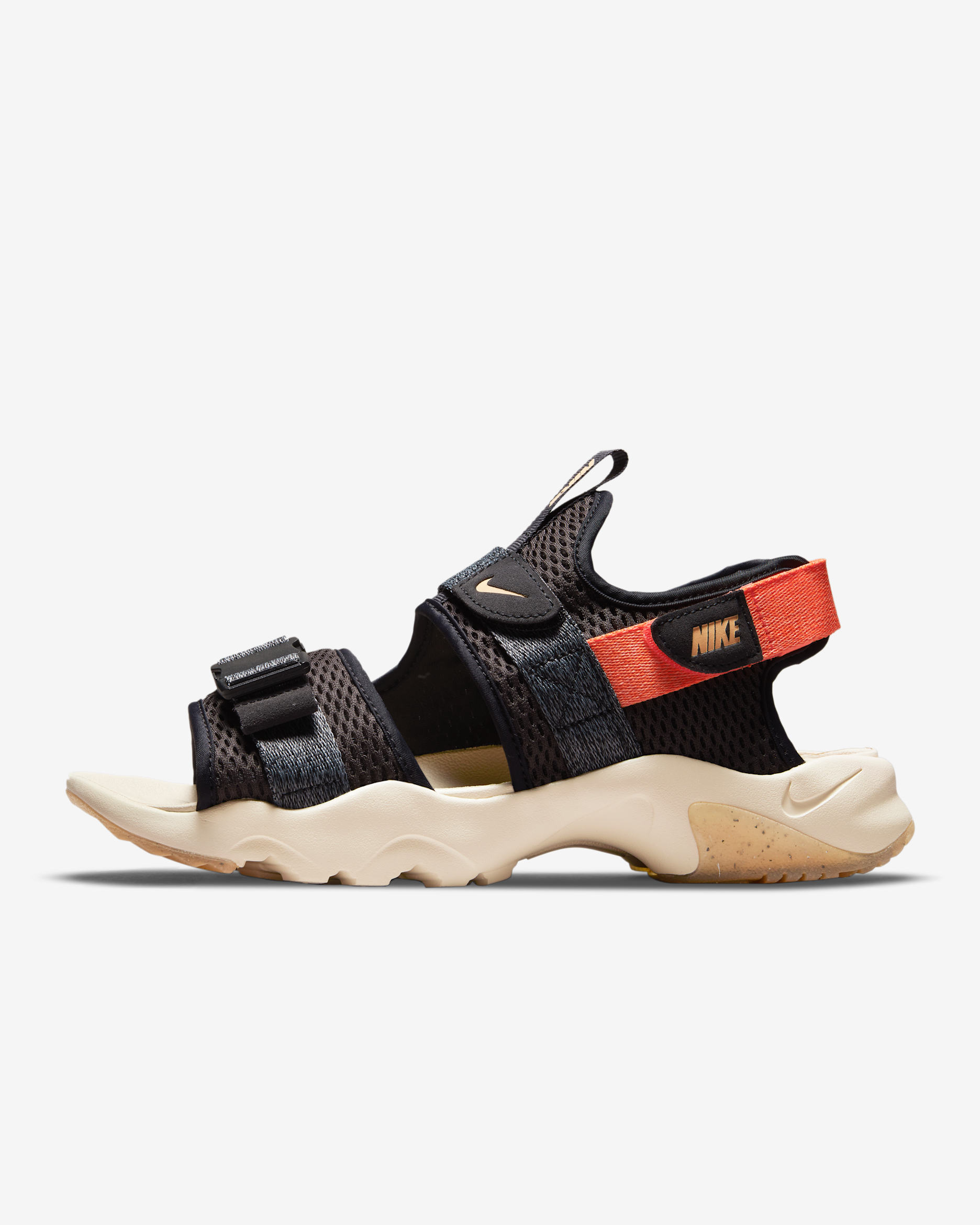 ナイキ キャニオン メンズサンダル - オフノワール/ブラック/パールホワイト/オレンジチョーク
