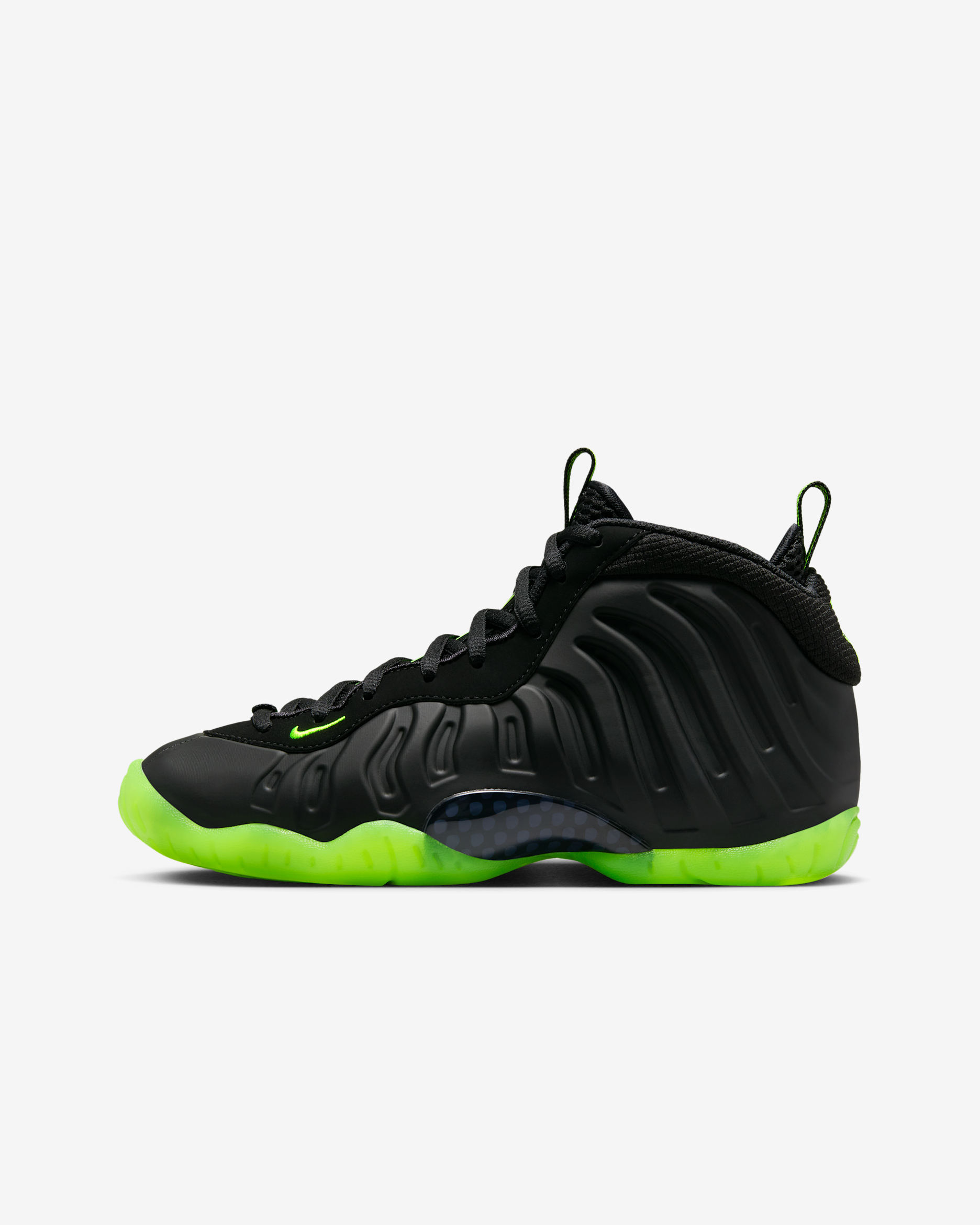 Nike Little Posite One Big Kids' Shoes - Black/Volt