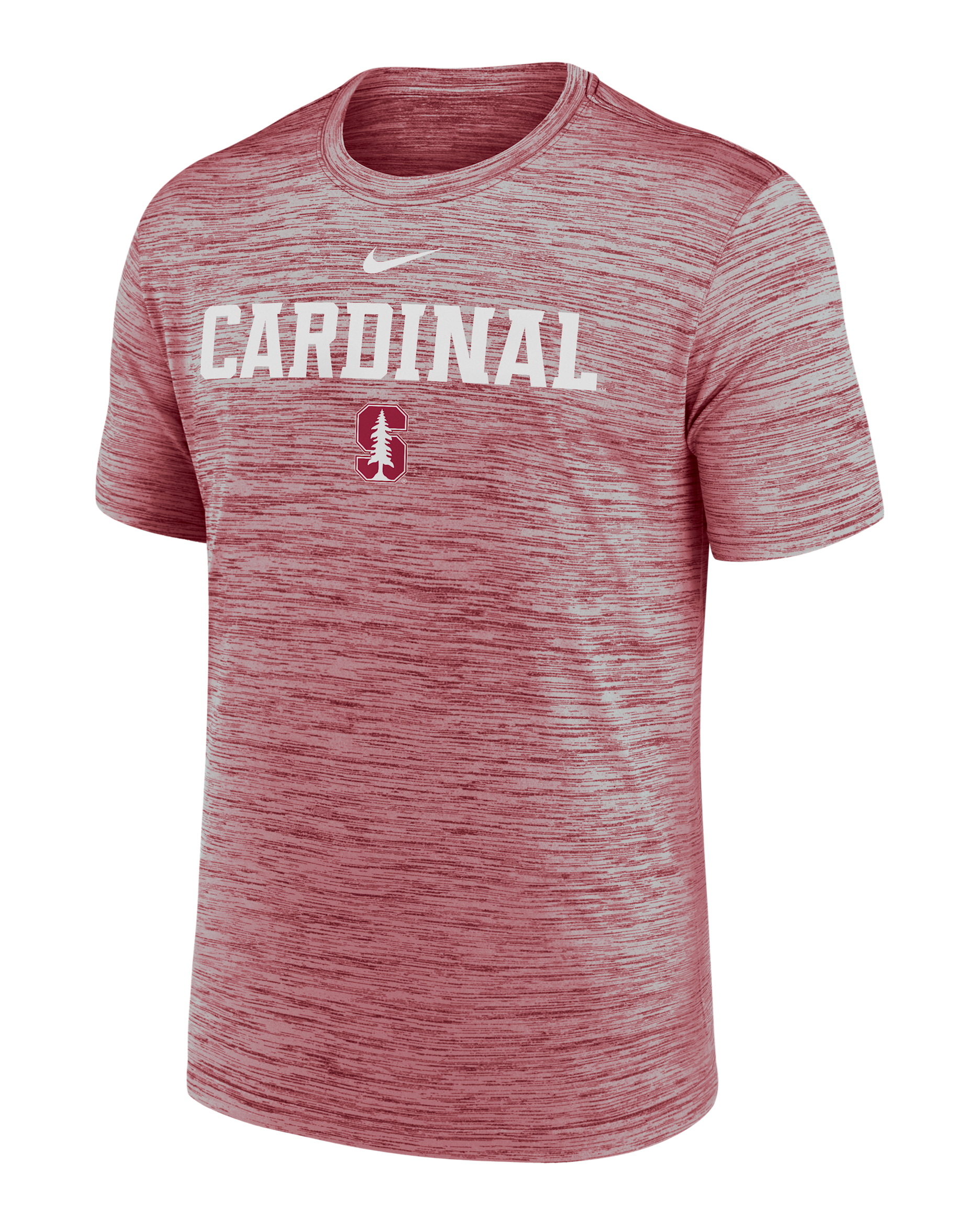 Playera universitaria Nike Dri-FIT para hombre Stanford Sideline Velocity - Carmesí