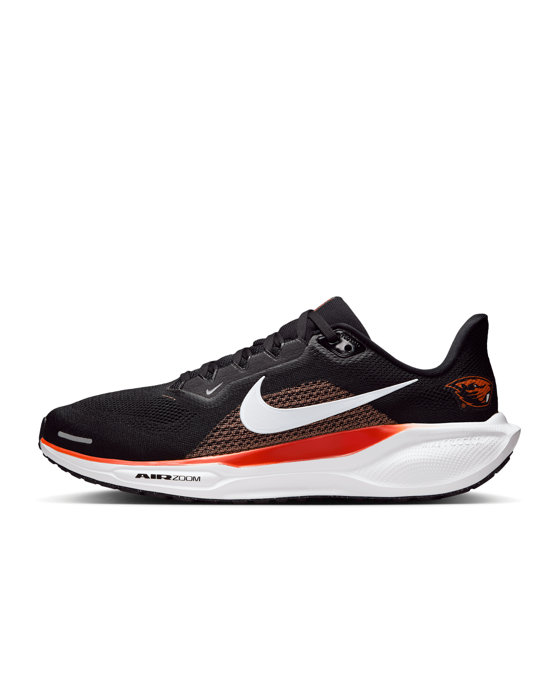 Oregon State Pegasus 41 Men's Nike College Road Running Shoes - Black/Team Orange/White