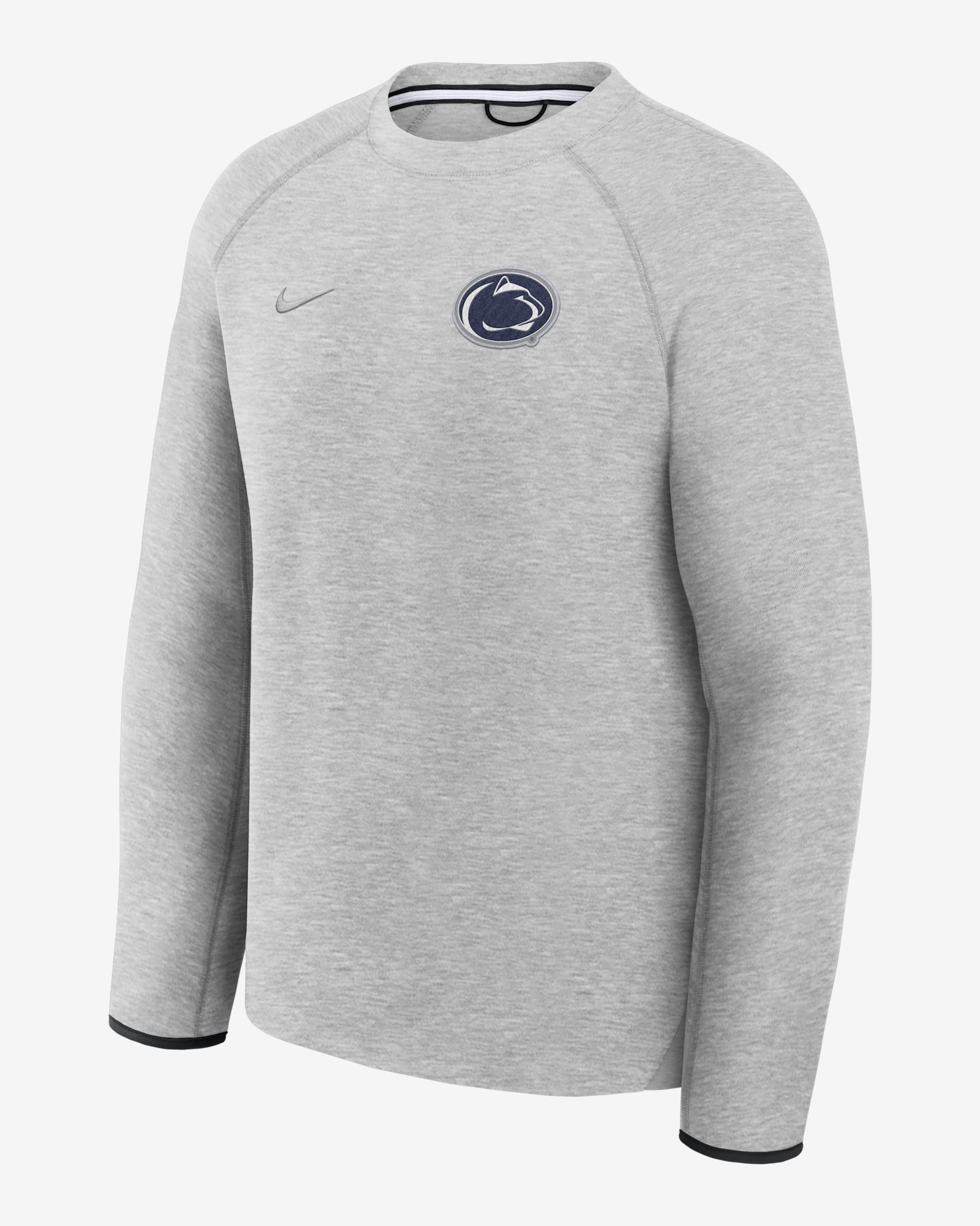 Sudadera de cuello redondo sin cierre universitaria Nike para hombre Penn State Tech Fleece - Gris