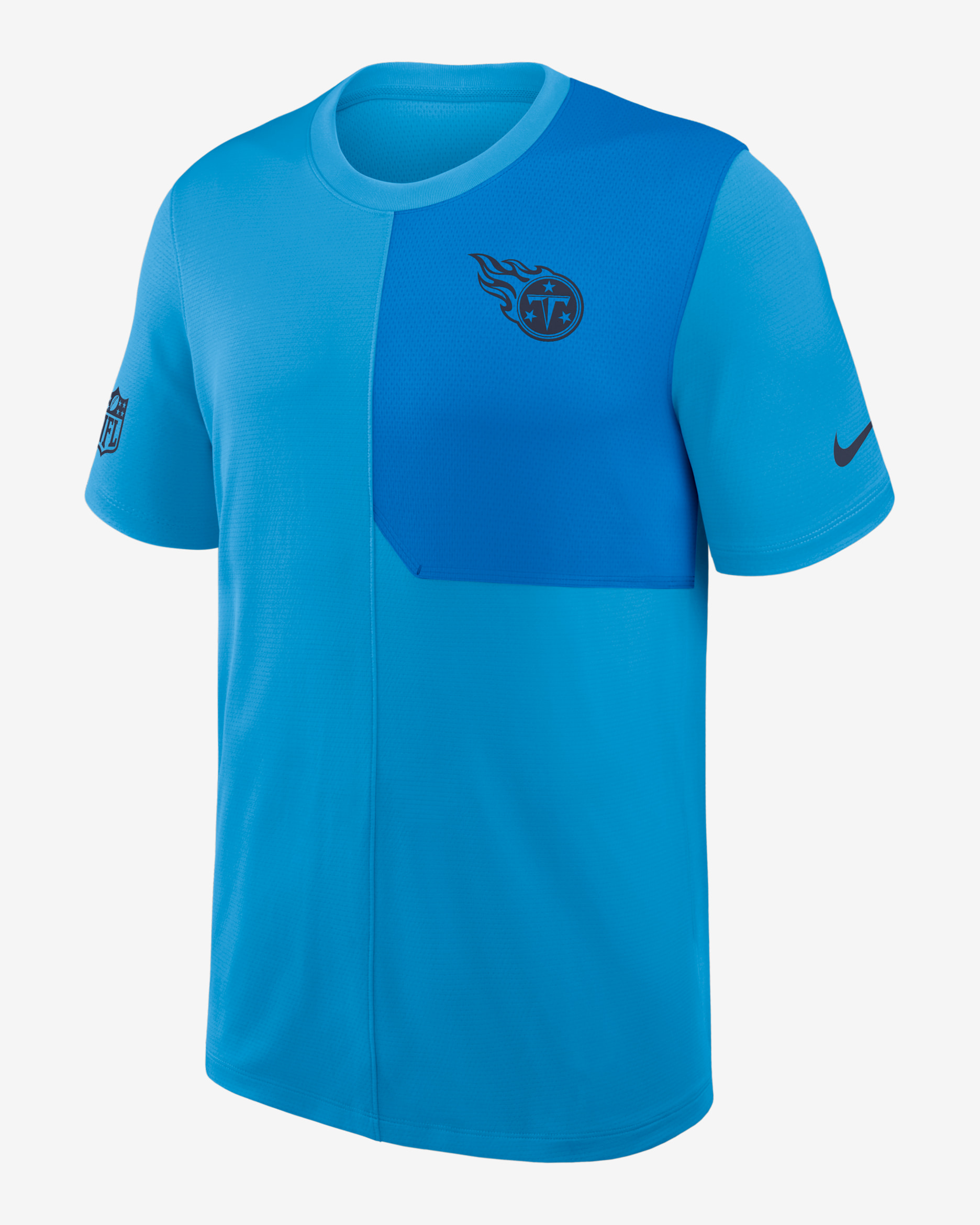 Playera Nike Dri-FIT de la NFL Nike para hombre Tennessee Titans Sideline Coach - Azul