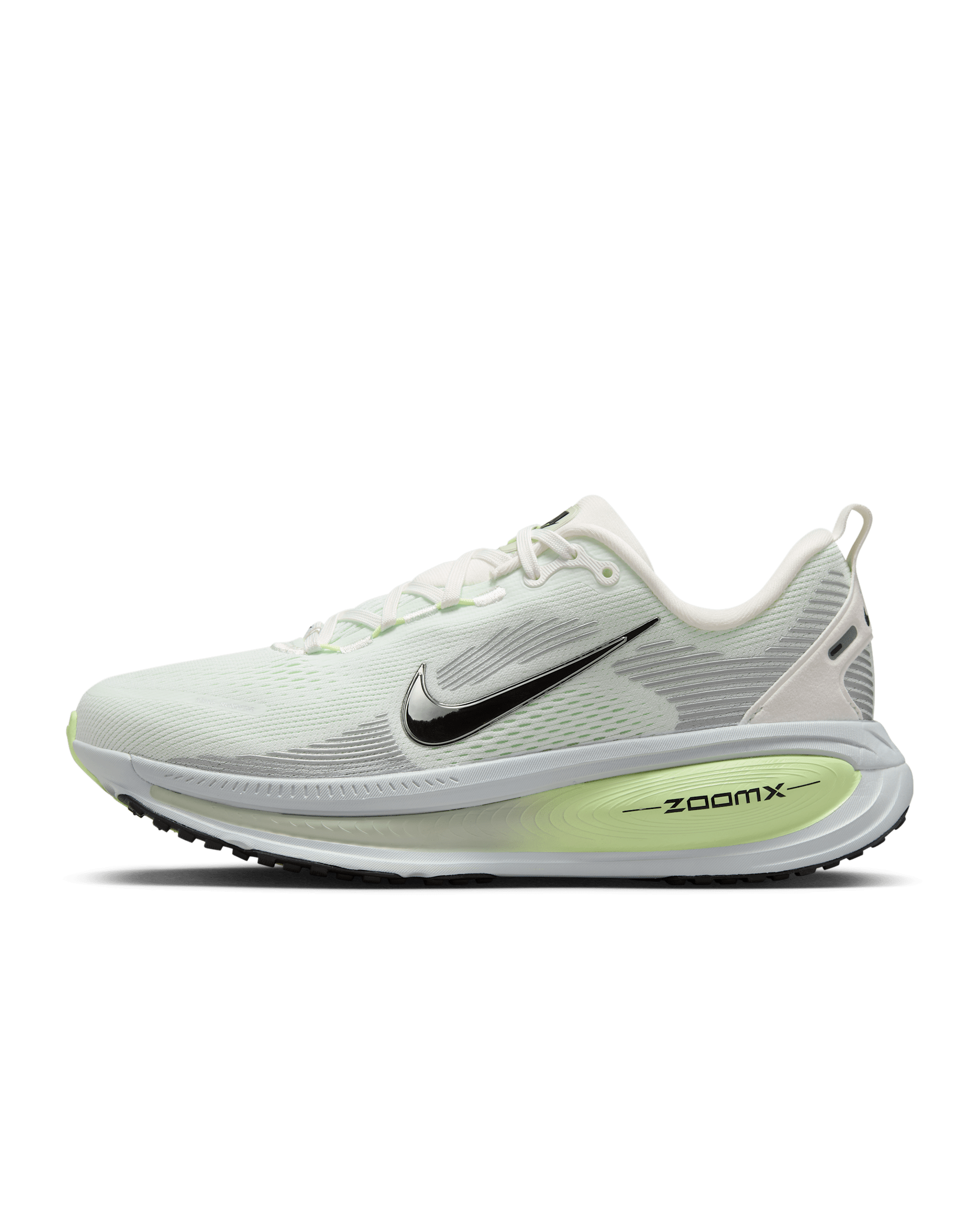 Nike Vomero 18 Women's Road Running Shoes - Summit White/Barely Volt/Light Silver/Black