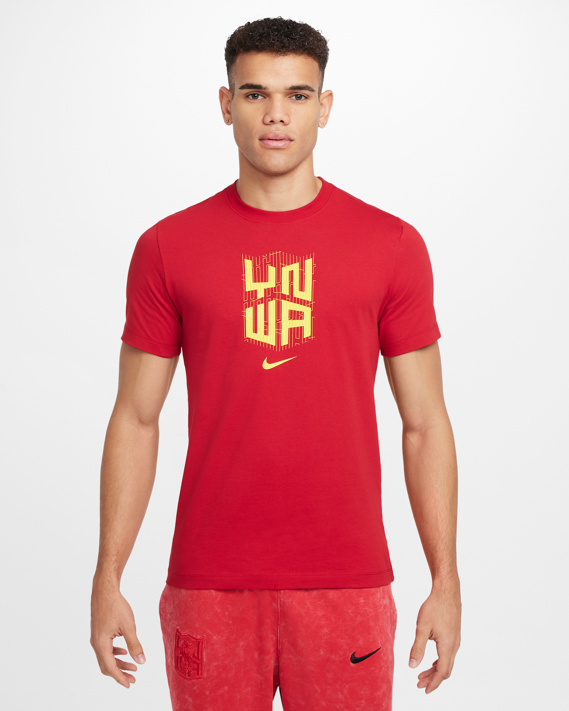 Liverpool F.C. Men's Nike Football T-Shirt - Gym Red