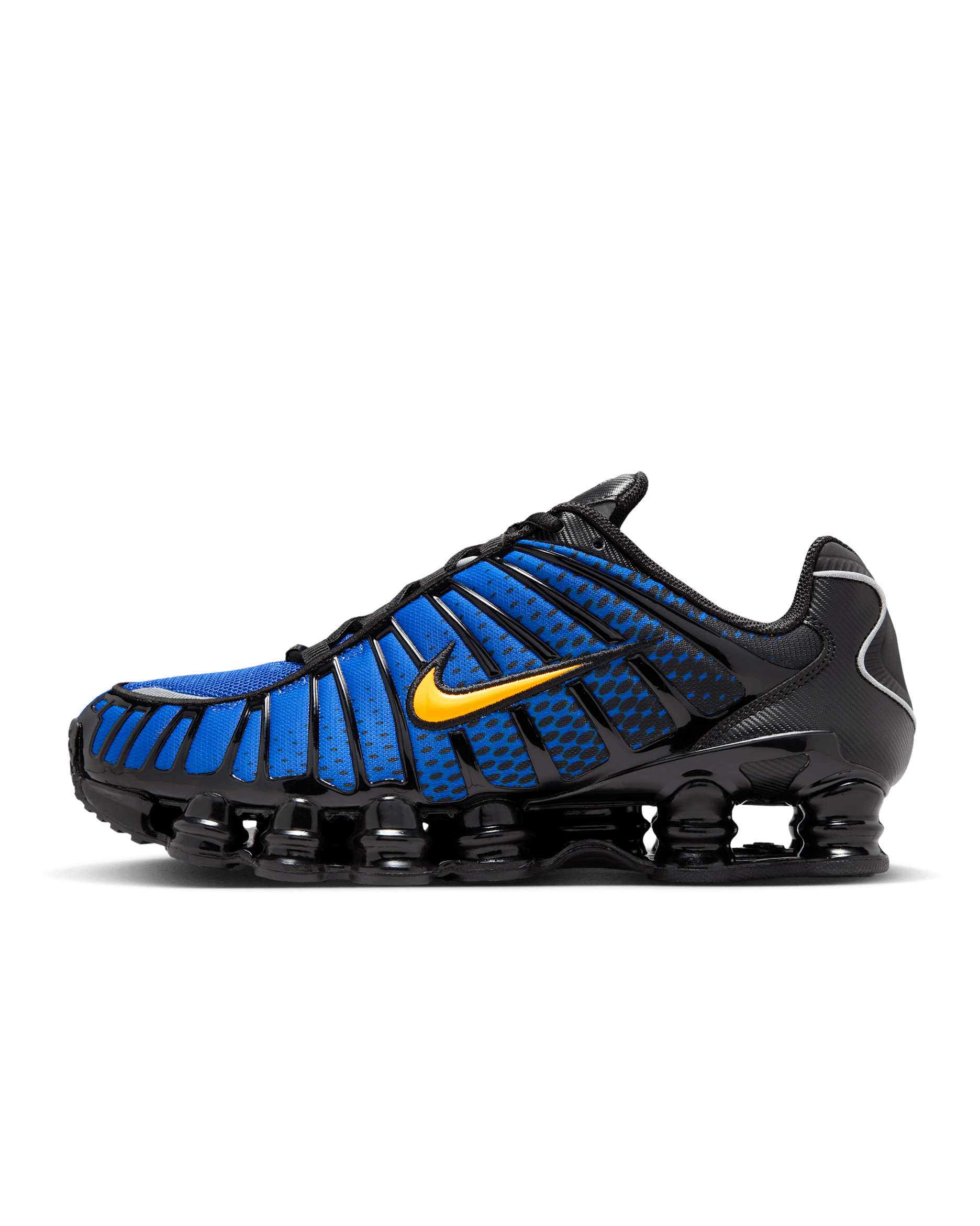 Nike Shox TL Men's Shoes - Black/Metallic Silver/Lyon Blue/Varsity Maize