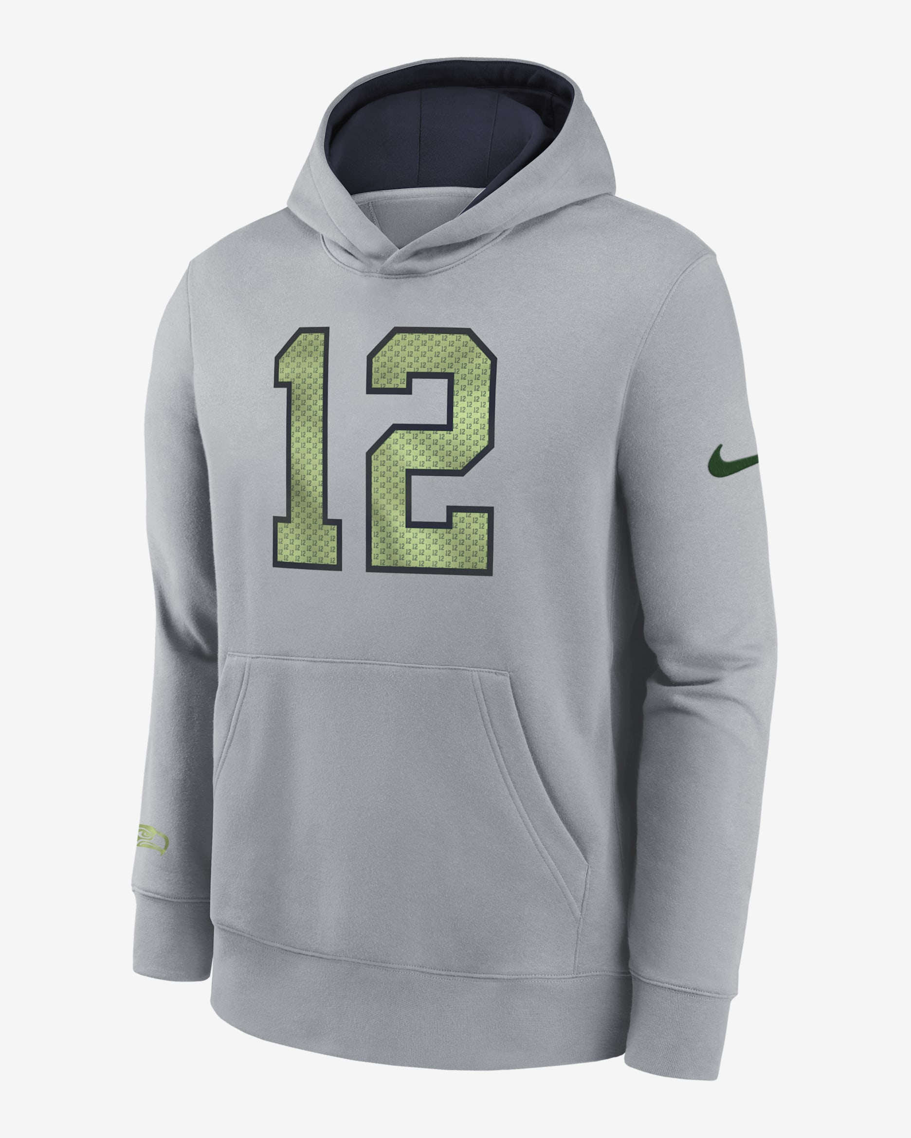 Seattle Seahawks Rivalry Club Big Kids' Nike NFL Pullover Hoodie - Grey