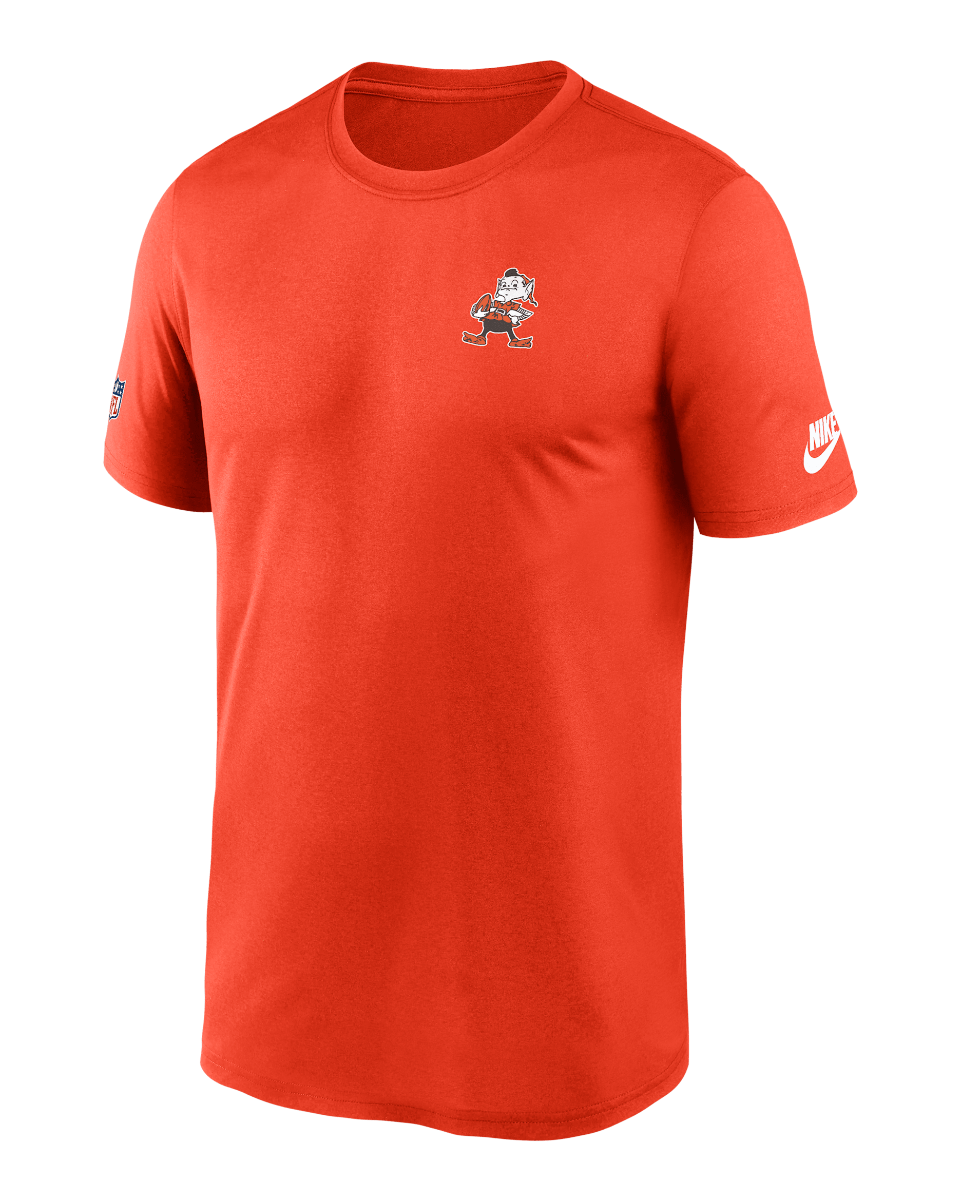 Cleveland Browns Alt Legend Small Logo Men's Nike Dri-FIT NFL T-Shirt - Orange