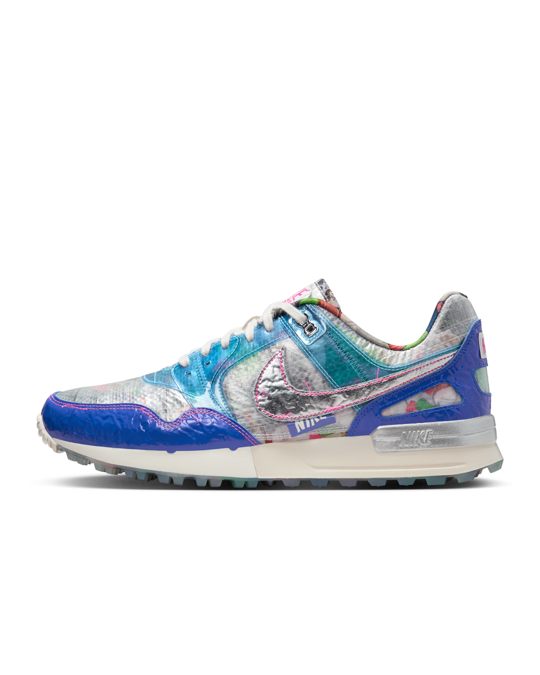 Air Pegasus '89 G NRG Golf Shoes - Racer Blue/Aquarius Blue/Fierce Pink/Metallic Silver