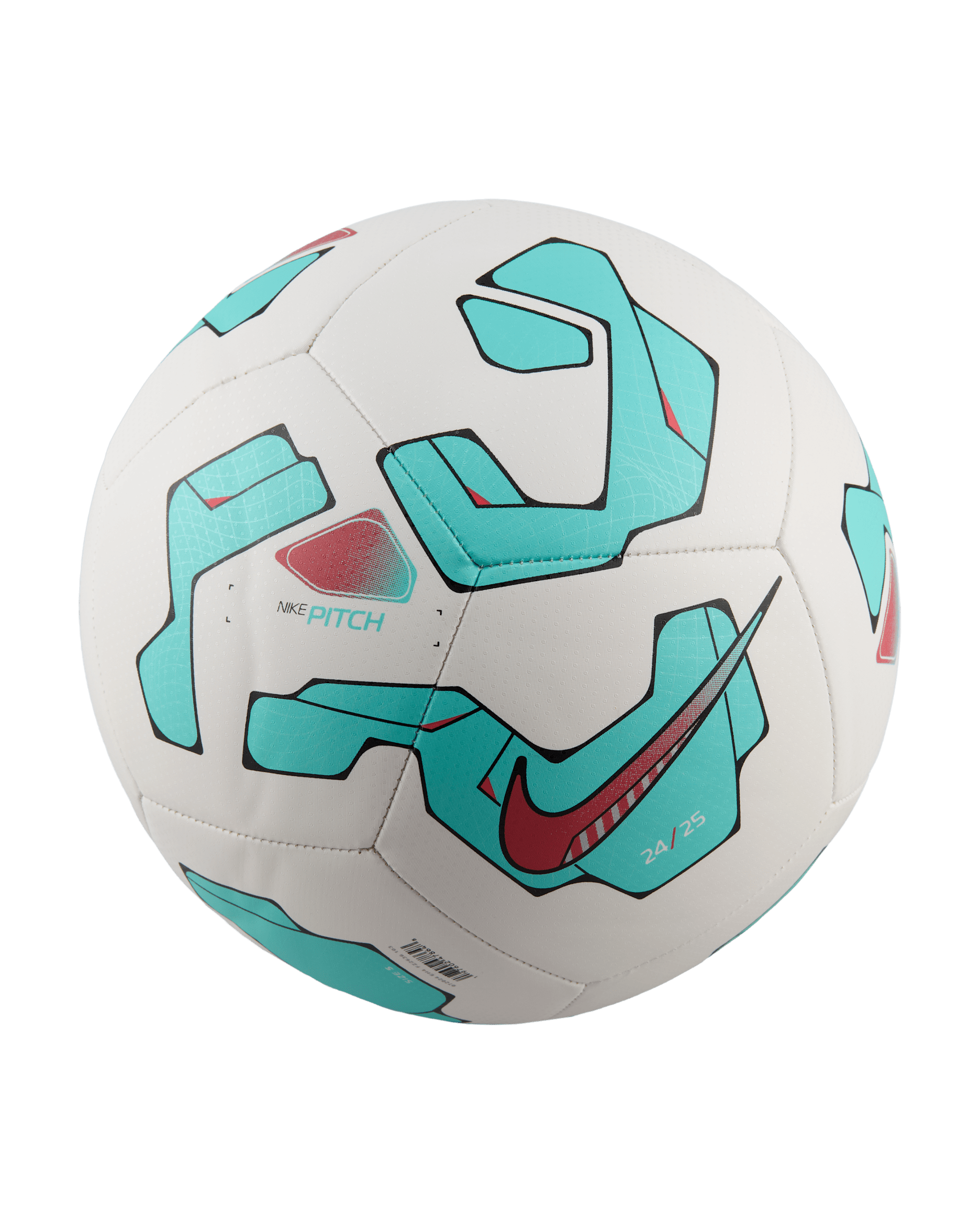 Balón de fútbol Nike Pitch - Blanco/Verde aurora/Brasa resplandor