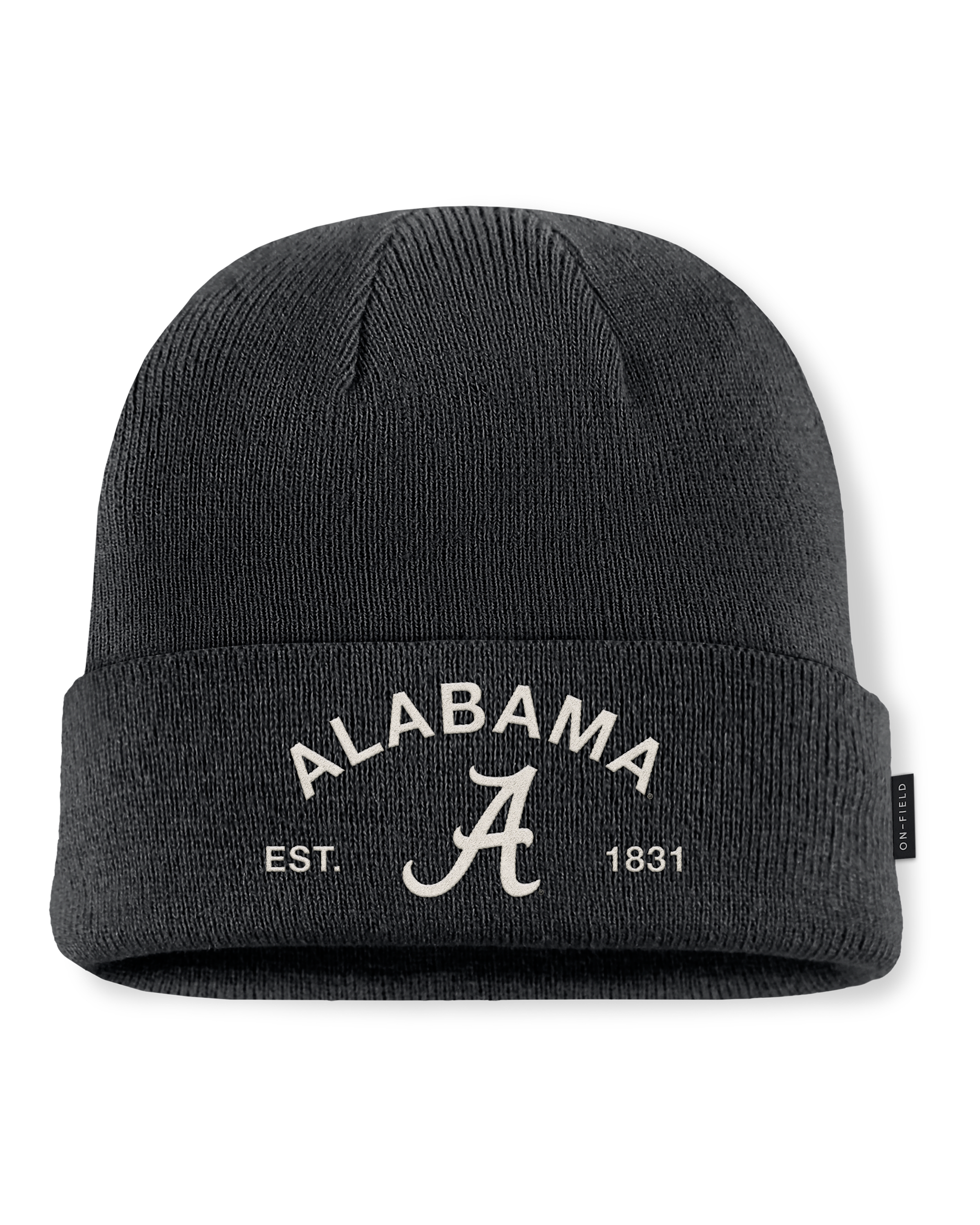 Alabama 2025 Military Appreciation Men's Nike College Cuffed Beanie - Black