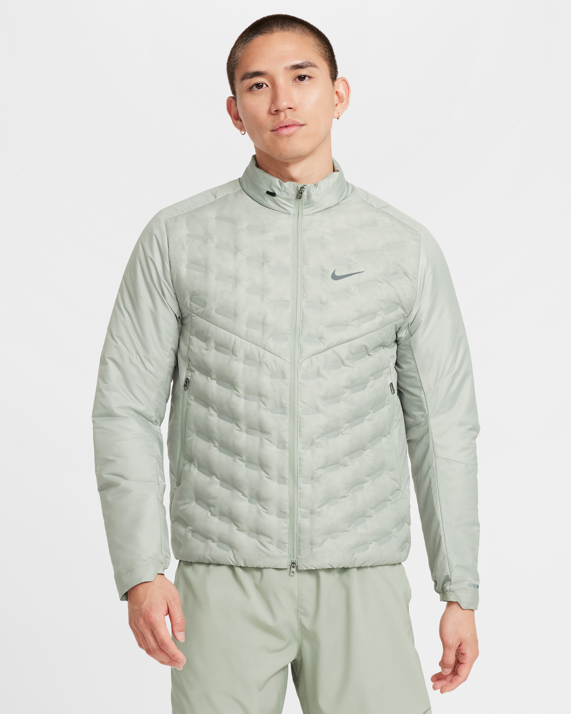 Nike Therma-FIT ADV AeroLoft Men's Repel Down Running Jacket - Jade Horizon