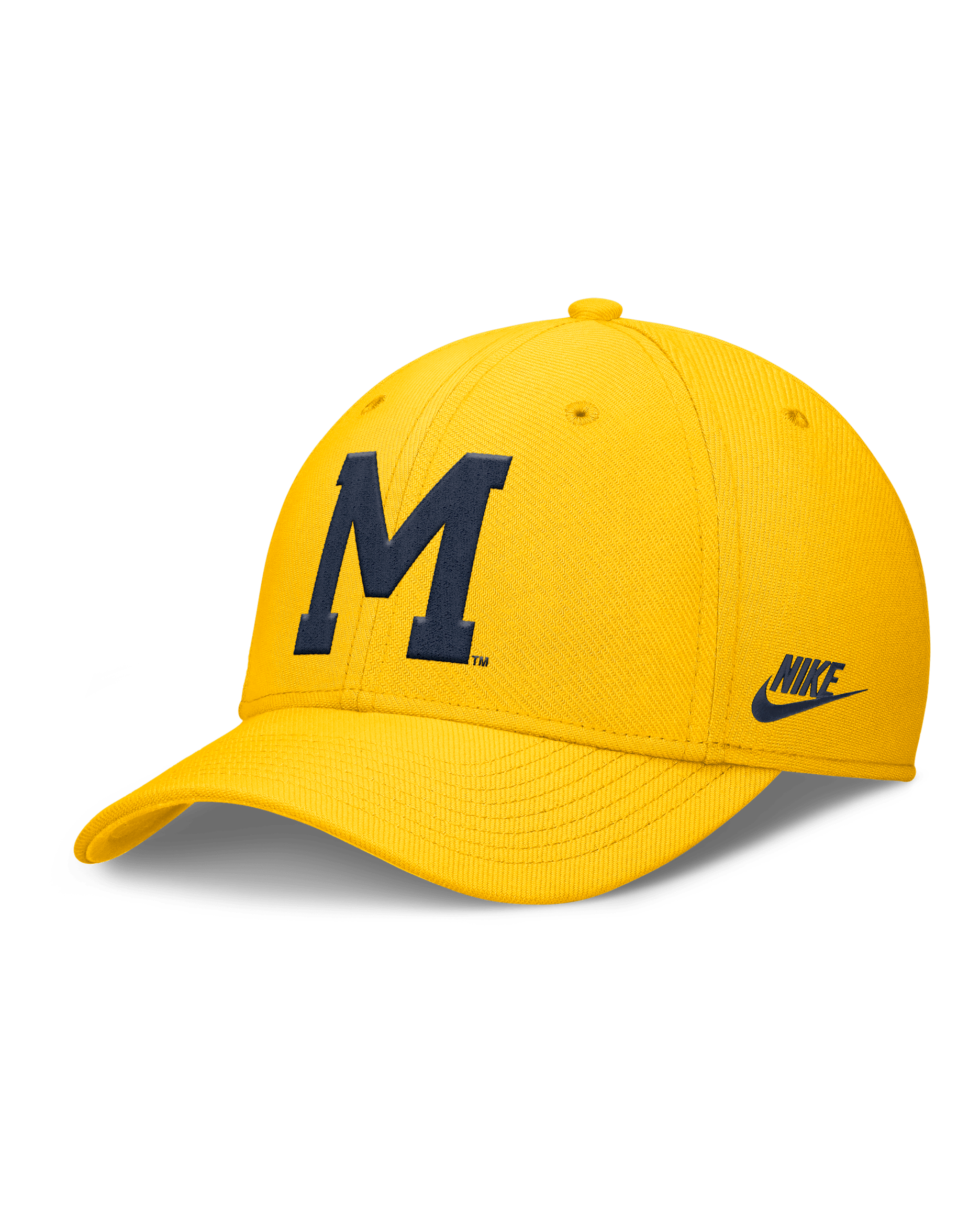 Michigan Primetime Rise Academic Men's Nike Dri-FIT College Hat - Yellow