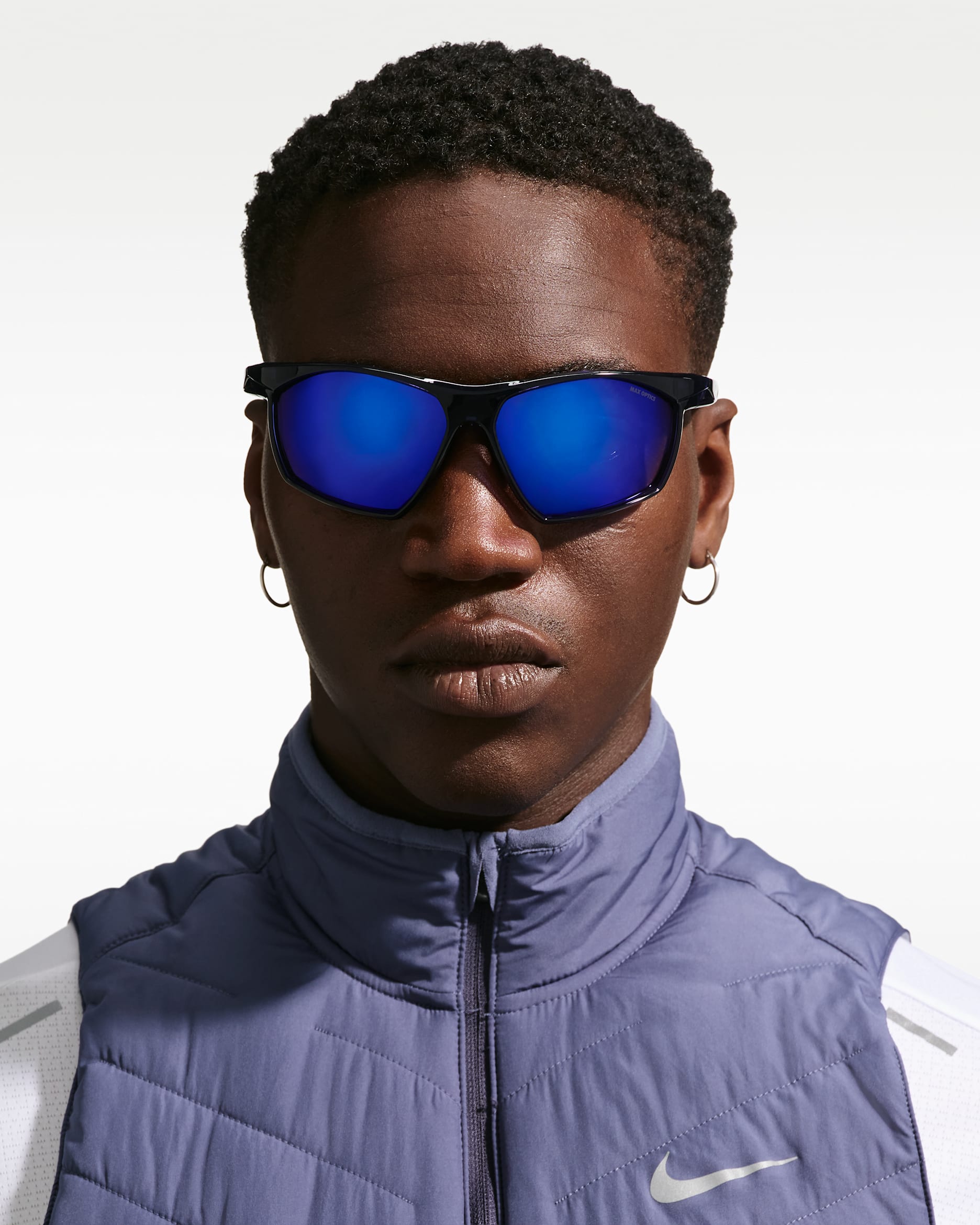Nike Windtrack Heat Sunglasses - Midnight Navy/Blue