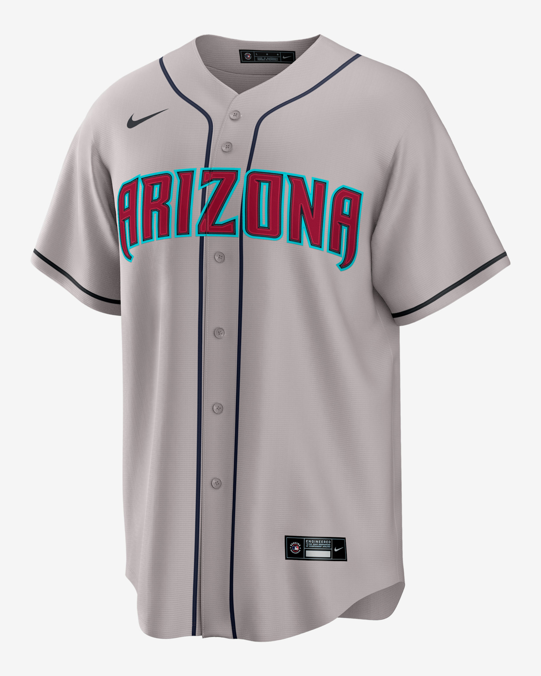 Ketel Marte Arizona Diamondbacks Men's Nike MLB Replica Jersey - Grey