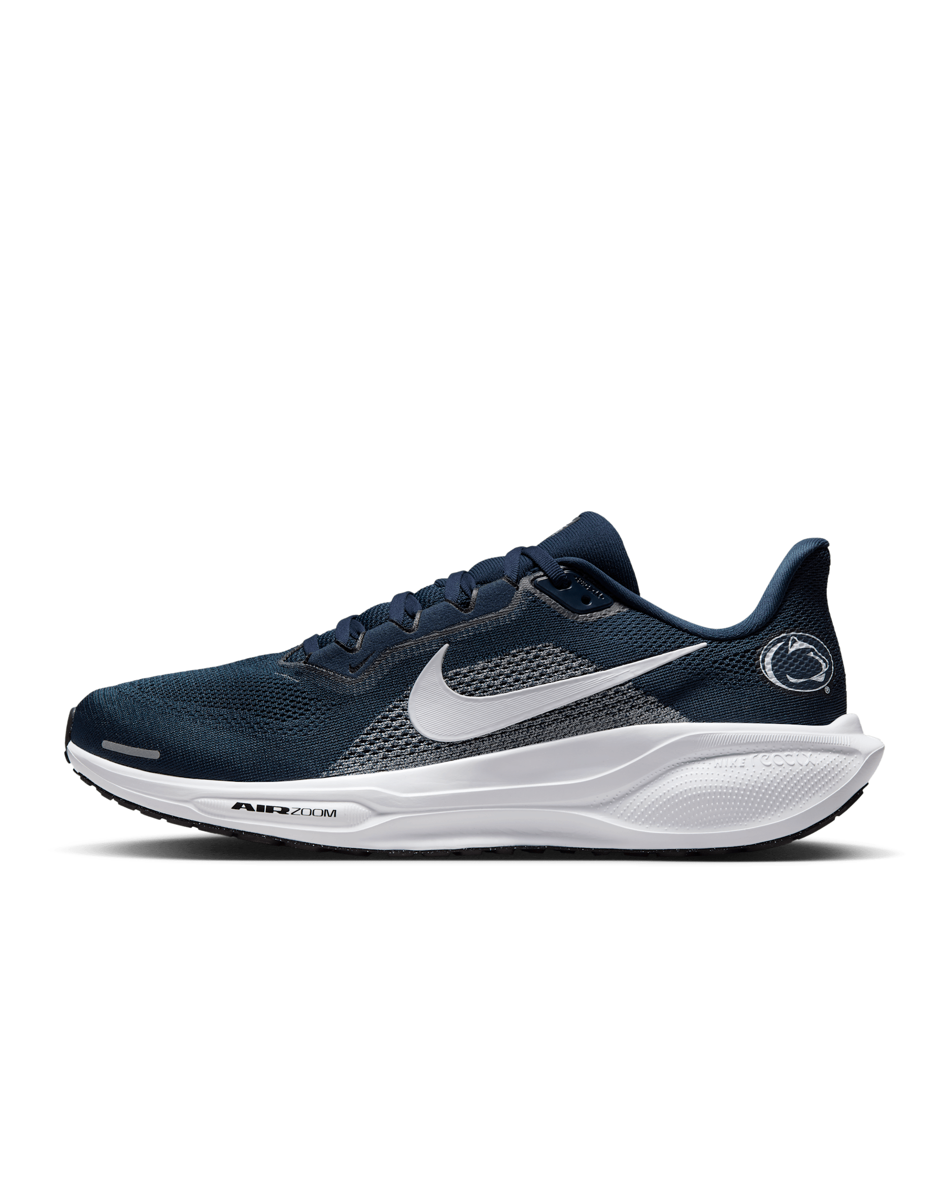Penn State Pegasus 41 Men's Nike College Road Running Shoes - College Navy/White/White