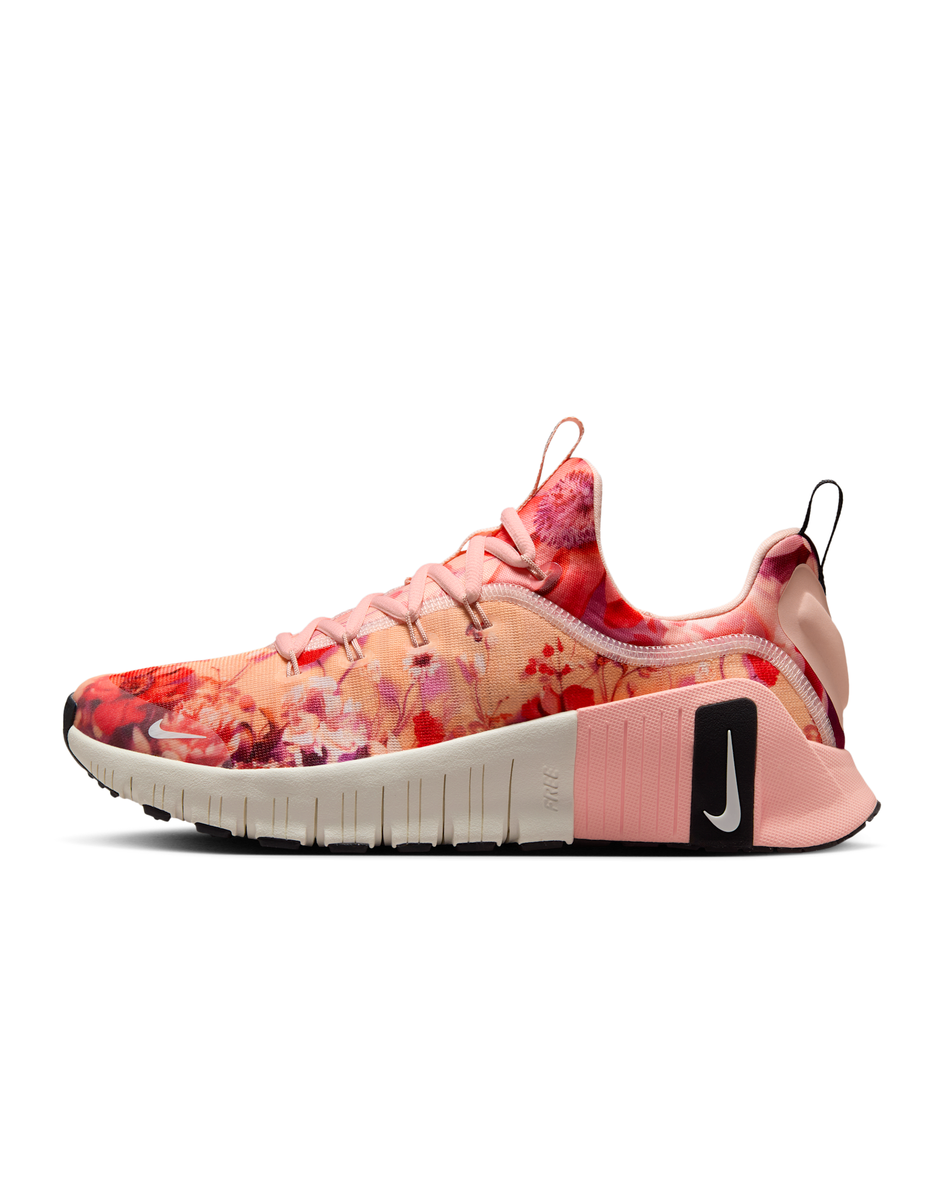Nike Free Metcon 6 AMP Women's Workout Shoes - Washed Coral/Black/Sail