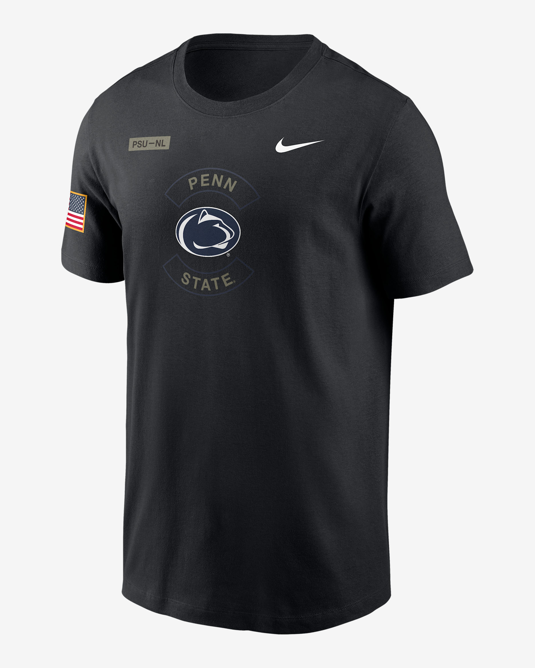 Penn State Military Appreciation Men's Nike Dri-FIT College T-Shirt - Black