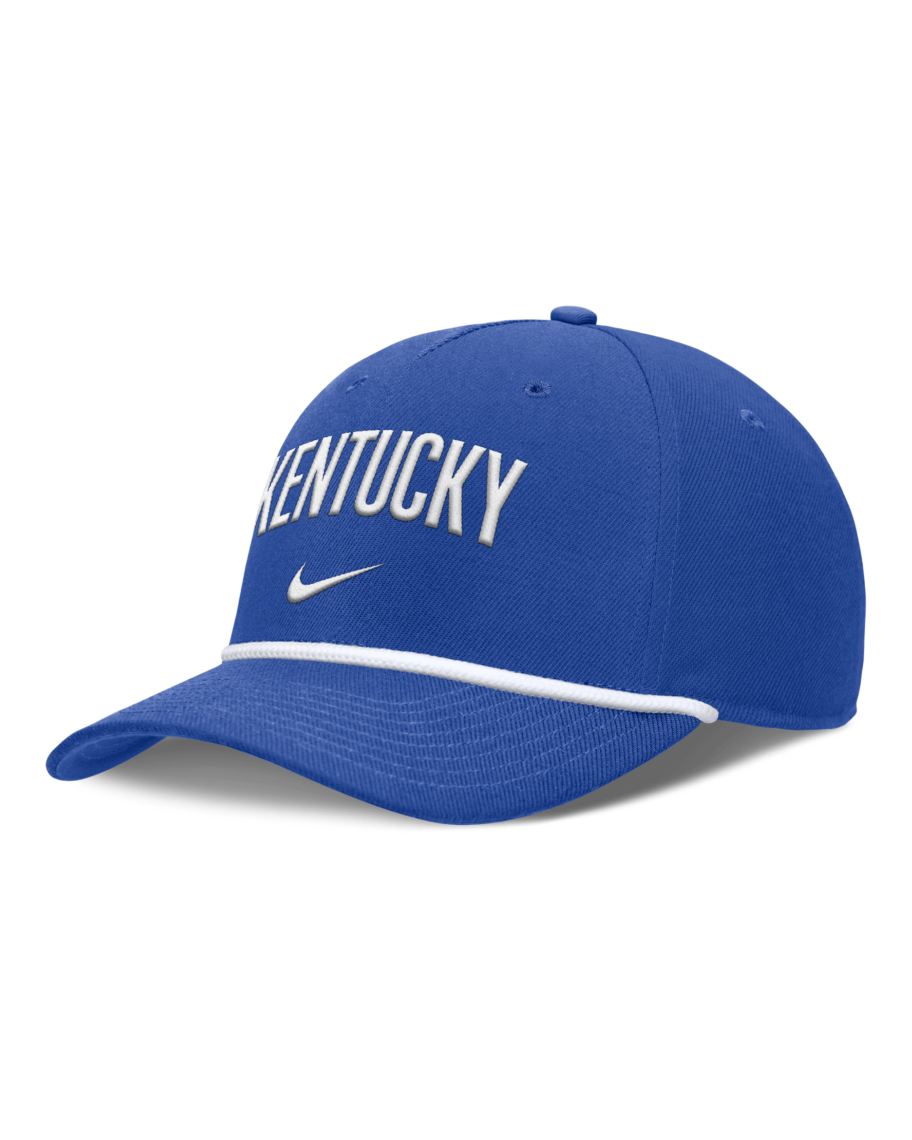 Gorra universitaria Nike ajustable para hombre Kentucky Primetime Rise Campus - Royal