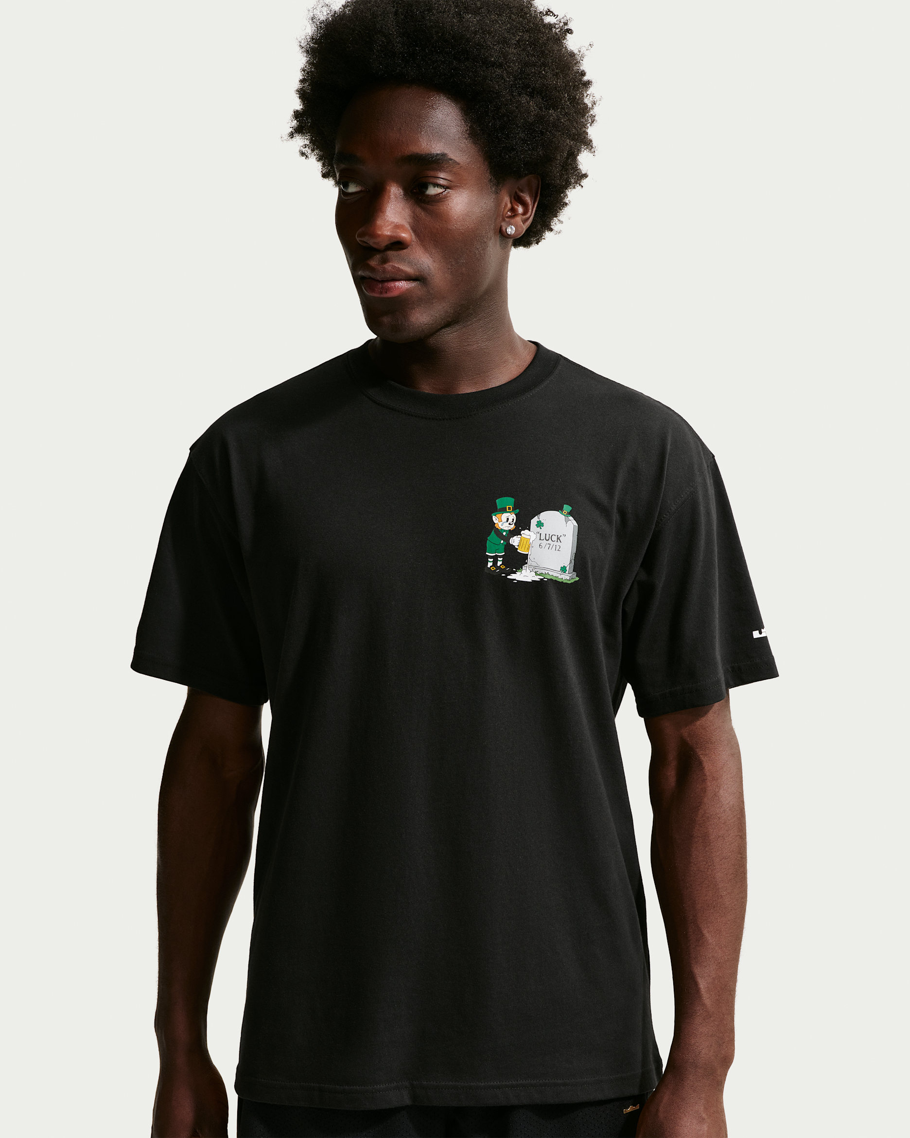 LeBron 'Green With Envy' Nike Men's Basketball T-Shirt - Black